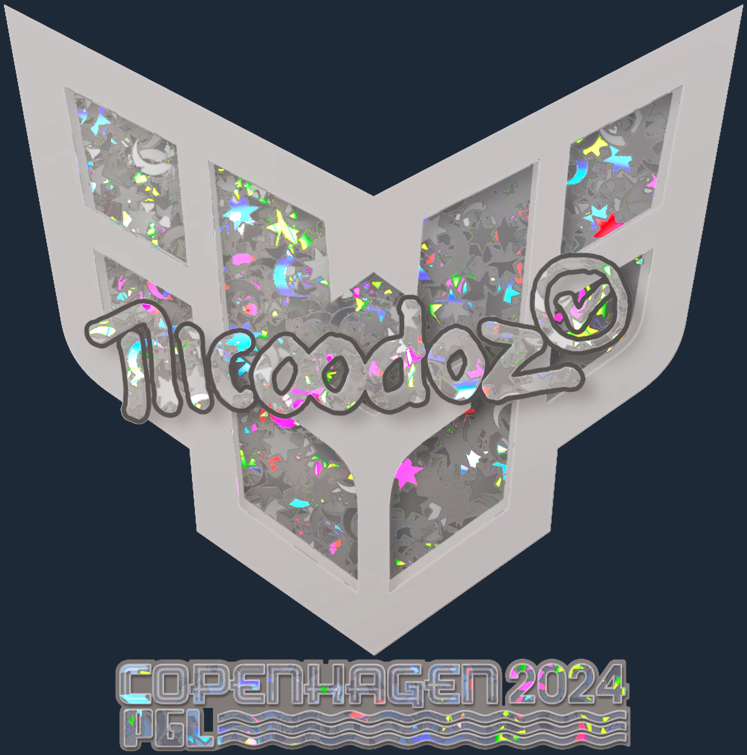 Sticker | nicoodoz (Glitter) | Copenhagen 2024 Image