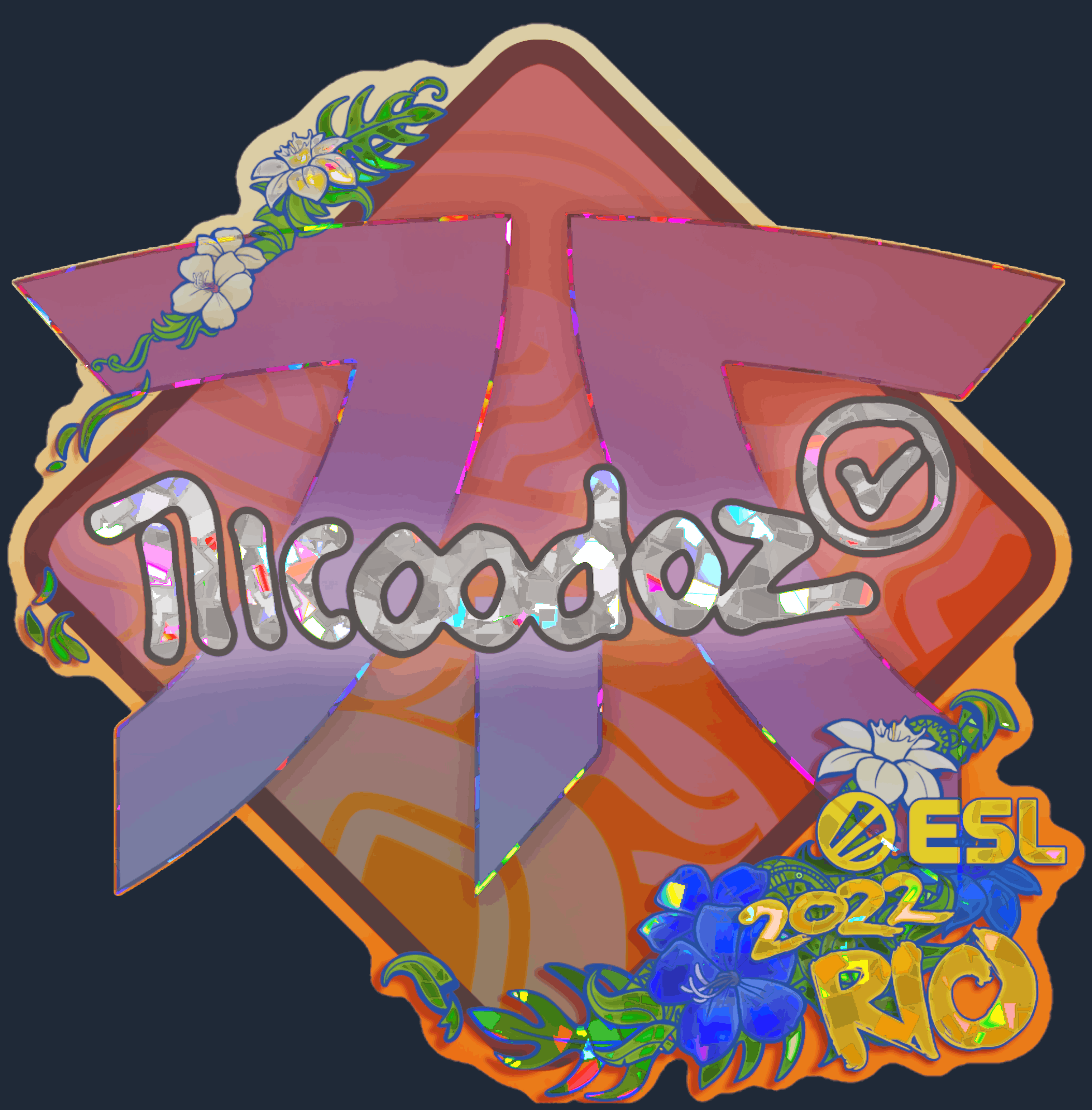 Sticker | nicoodoz (Glitter) | Rio 2022 Image