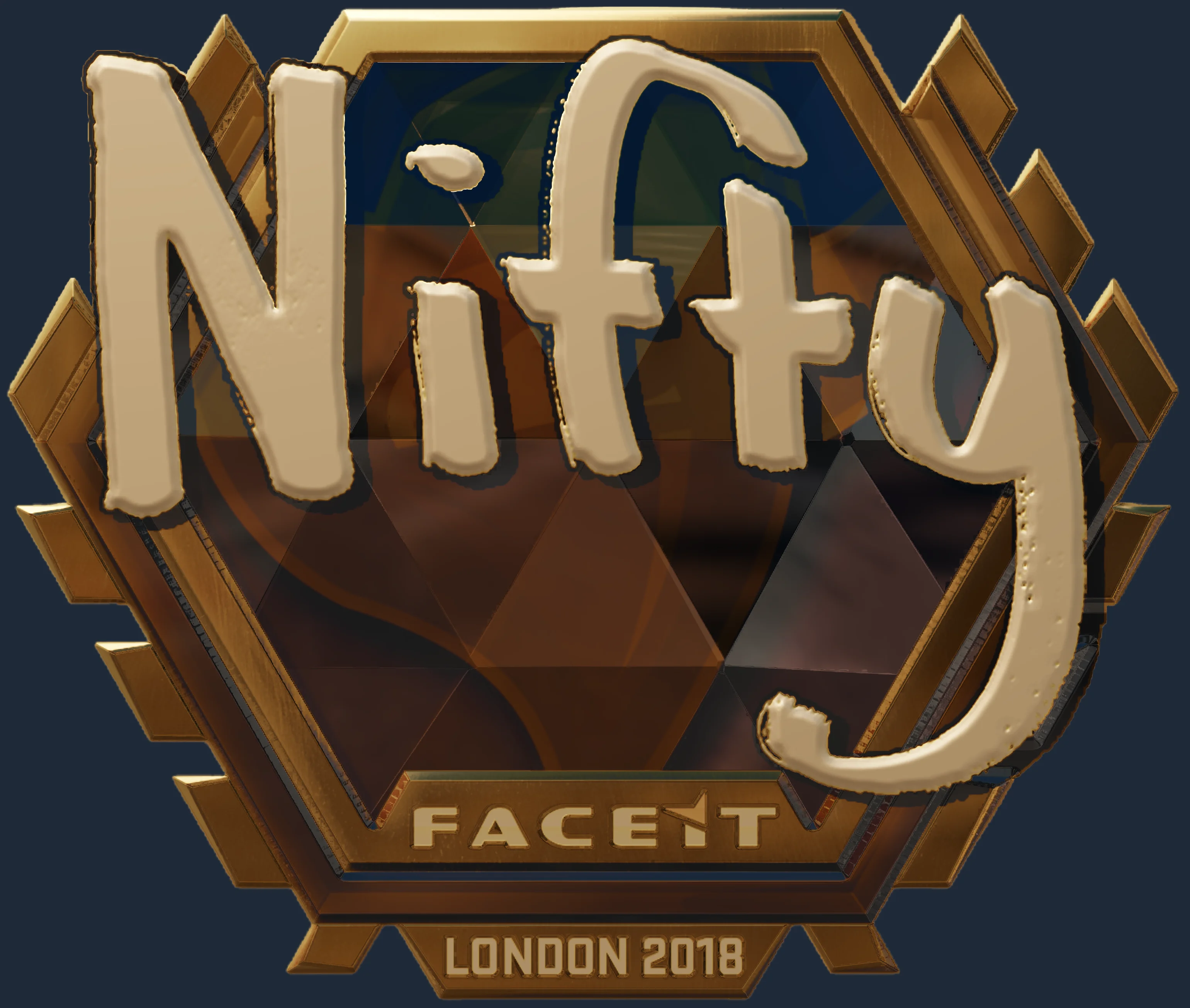 Sticker | Nifty (Gold) | London 2018 Image