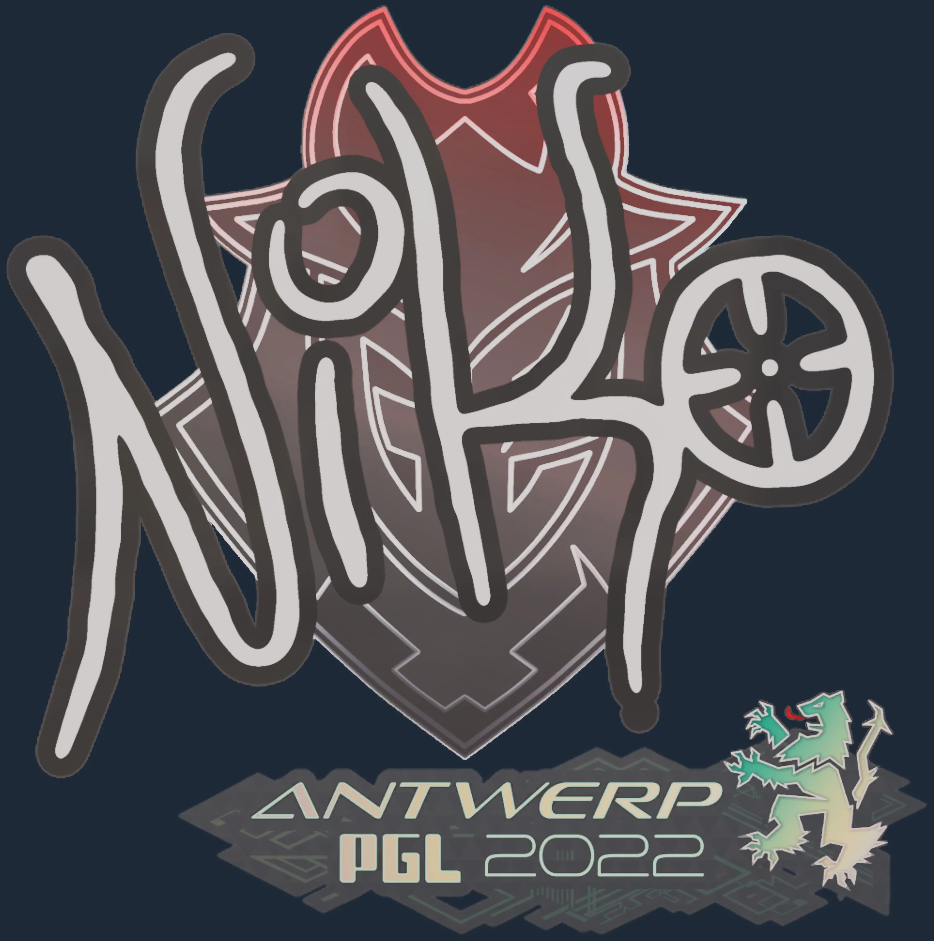 Sticker | NiKo | Antwerp 2022 Image