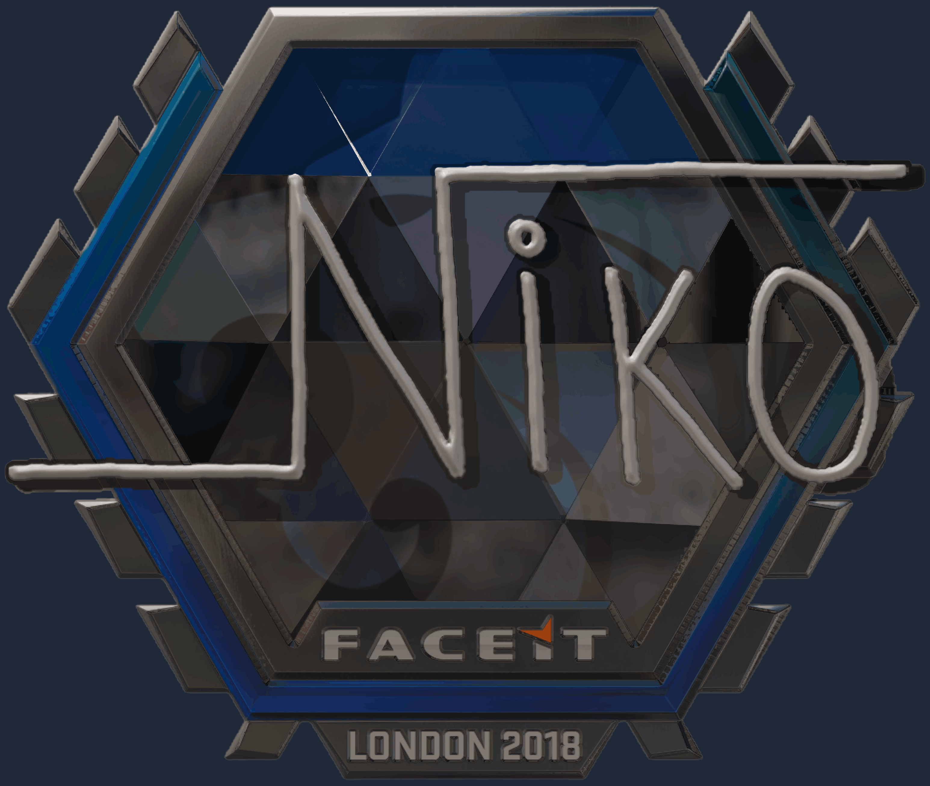 Sticker | niko (Foil)  | London 2018 Screenshot