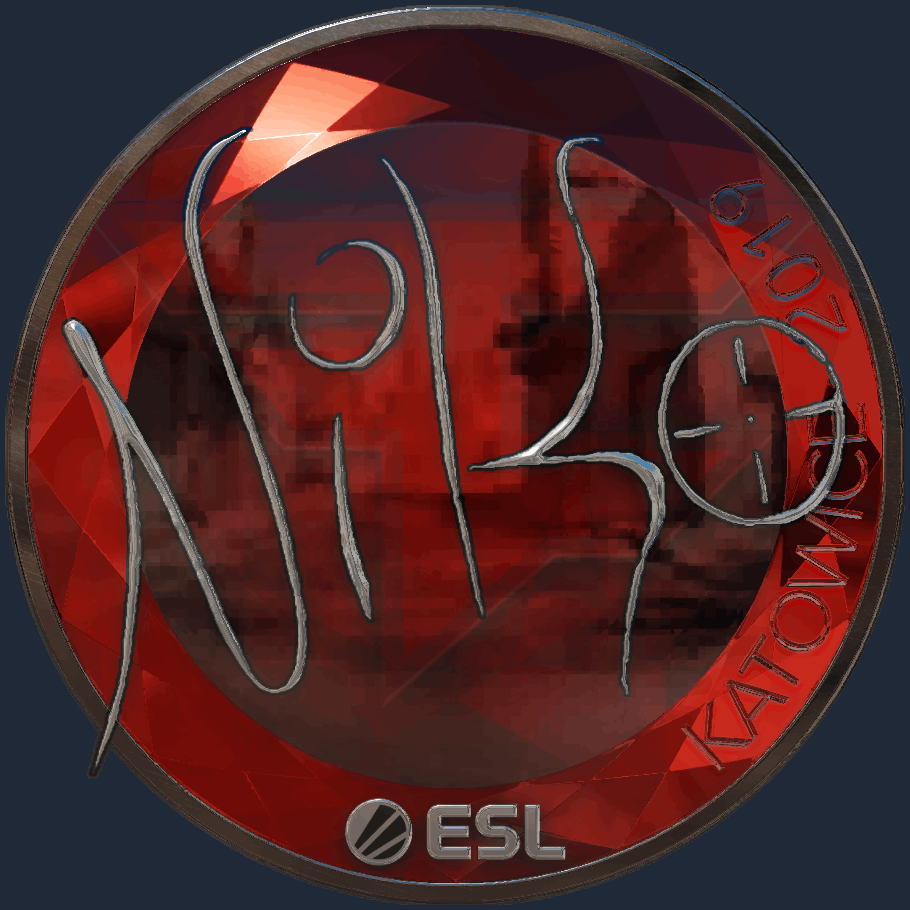 Sticker | NiKo (Foil) | Katowice 2019 Image