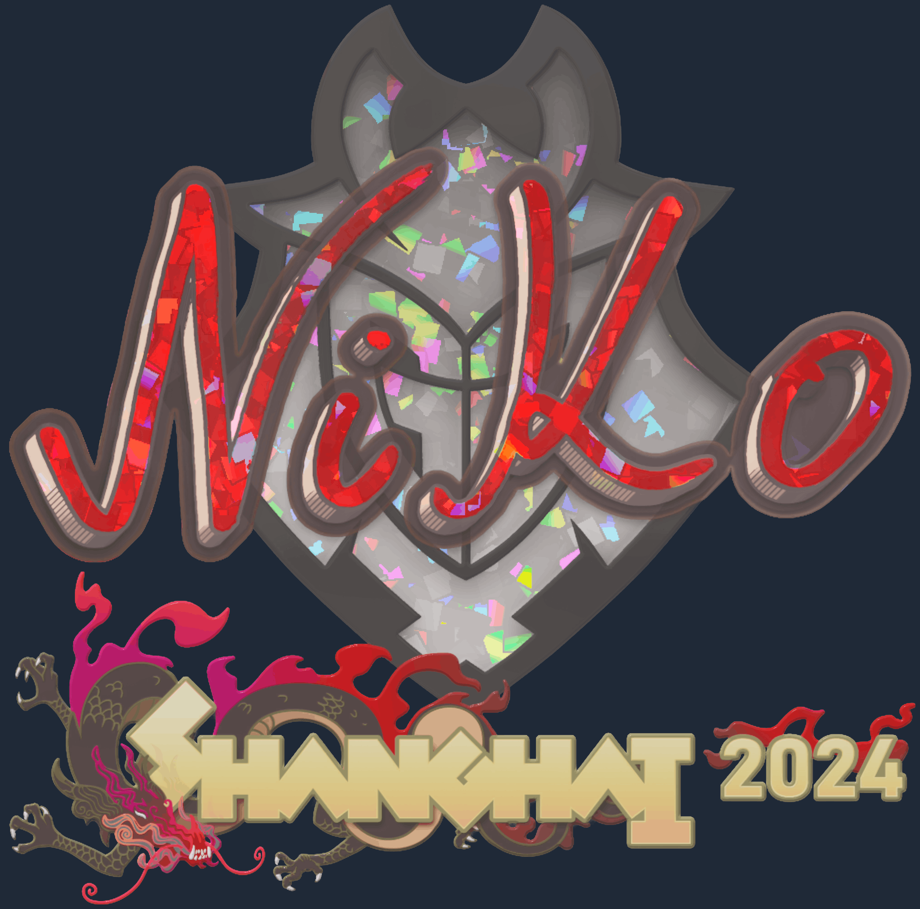 Sticker | NiKo (Glitter) | Shanghai 2024 Image