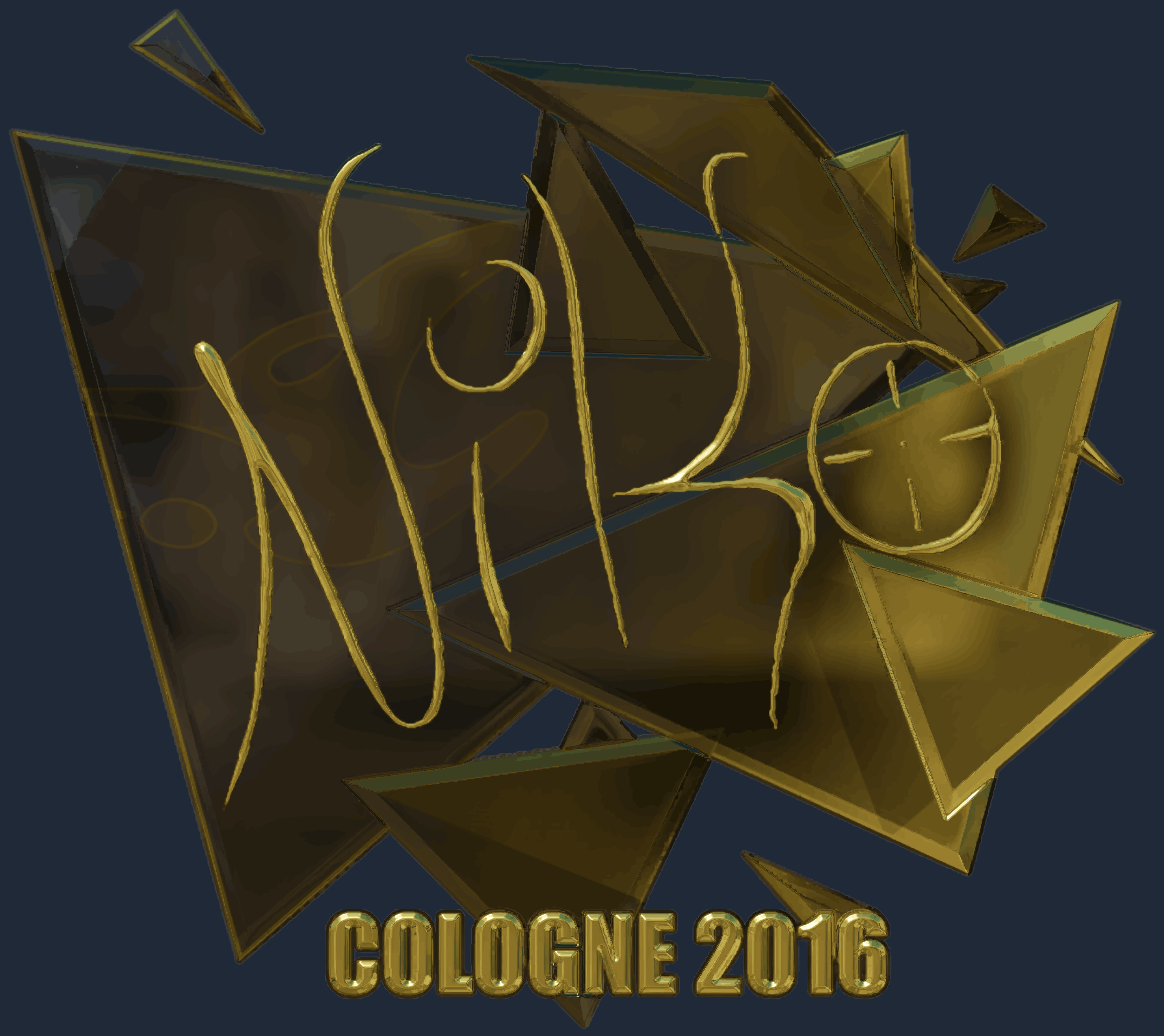 Sticker | NiKo (Gold) | Cologne 2016 Image