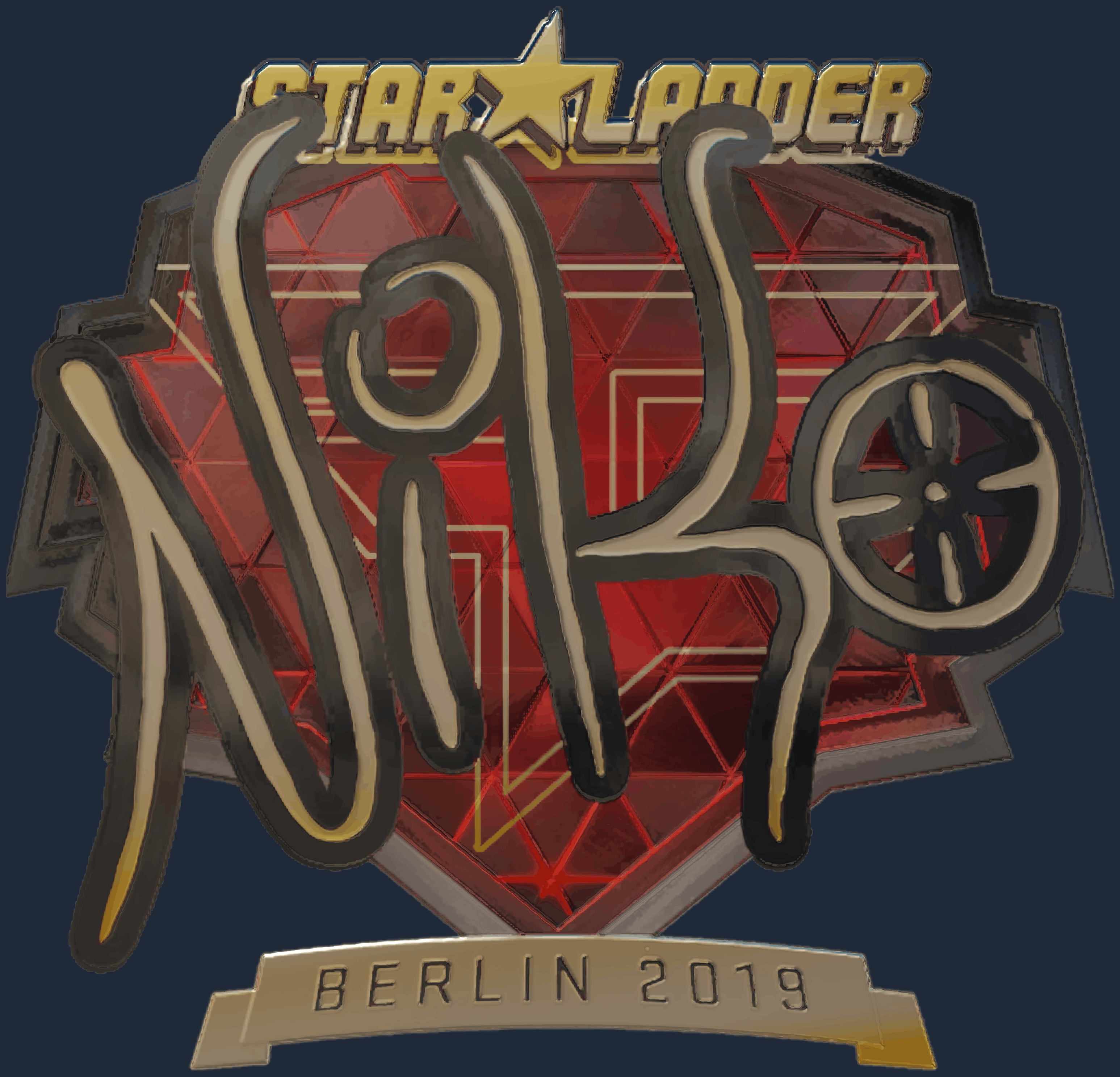 Sticker | NiKo (Gold) | Berlin 2019 Image