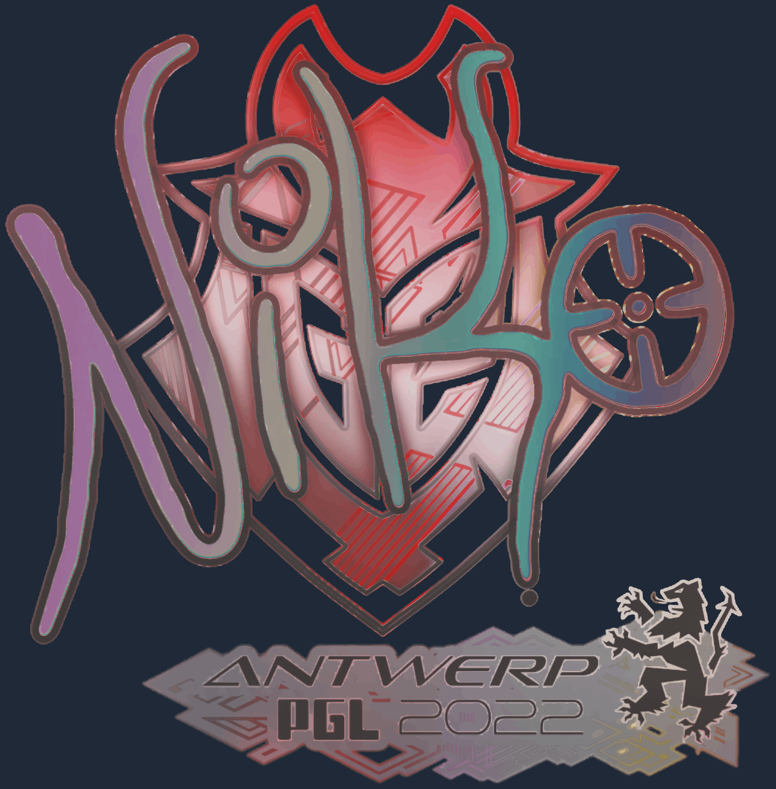 Sticker | NiKo (Holo) | Antwerp 2022 Image