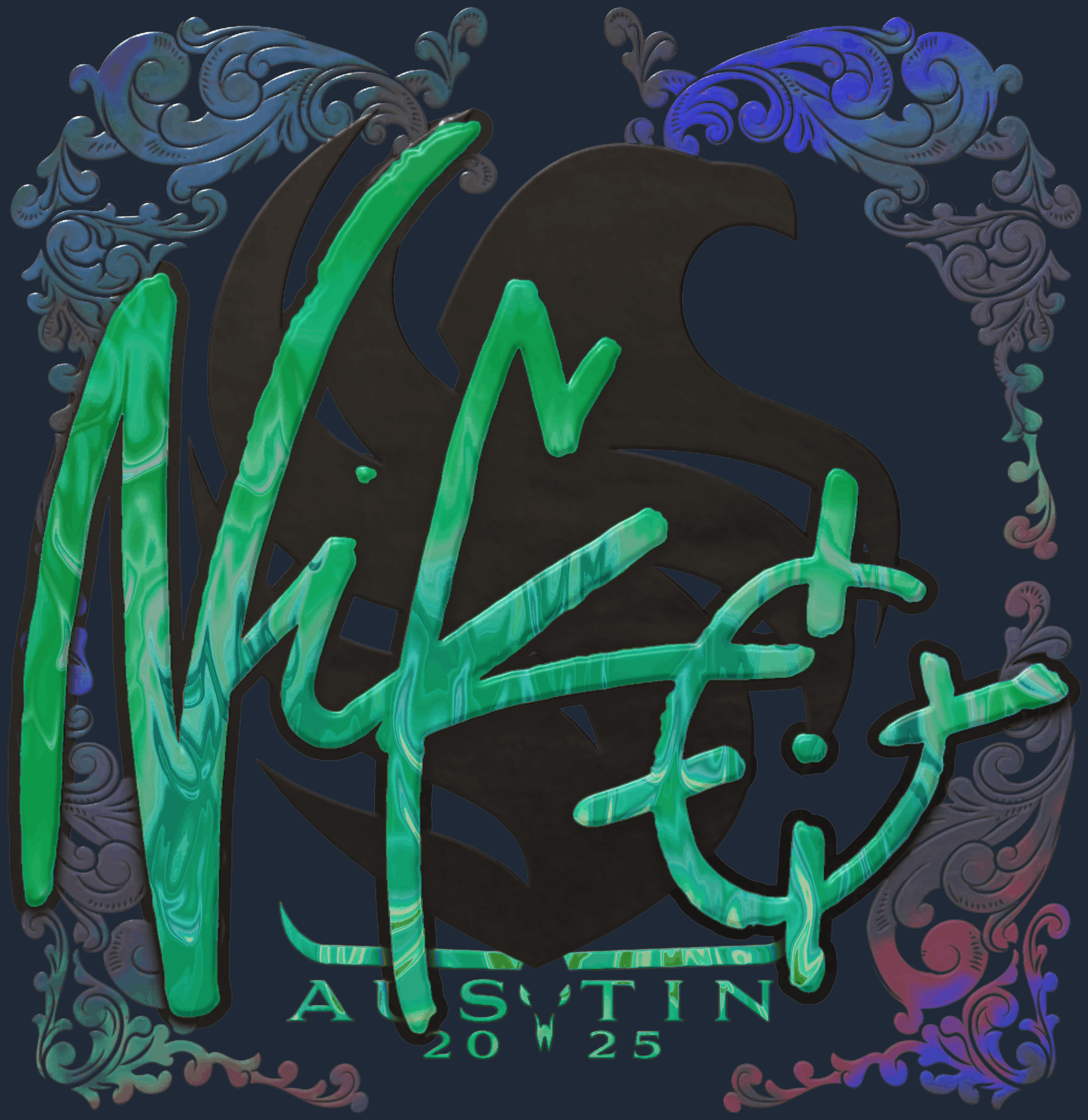Sticker | NiKo (Holo) | Austin 2025 Image