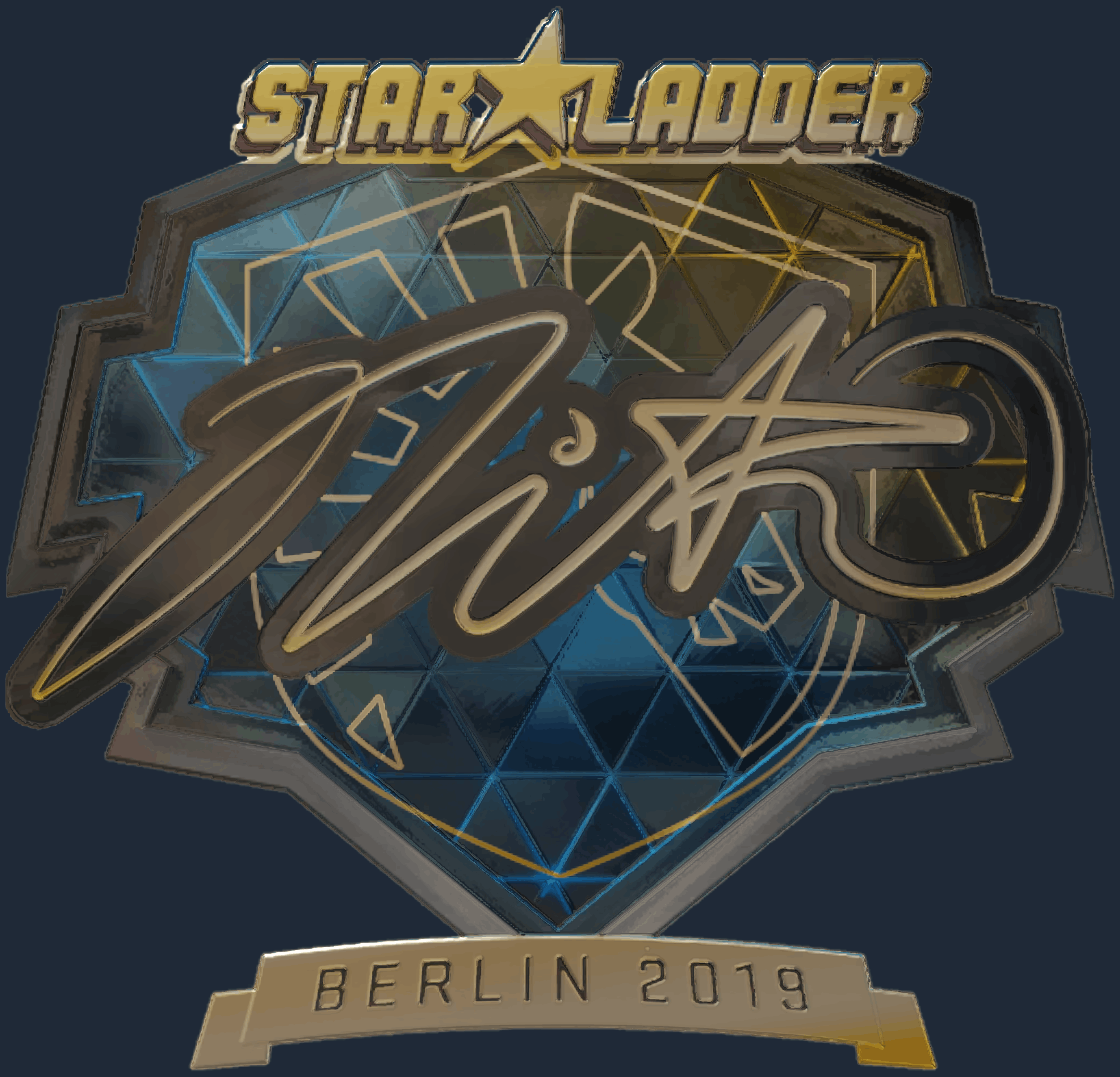 Sticker | nitr0 (Gold) | Berlin 2019 Image