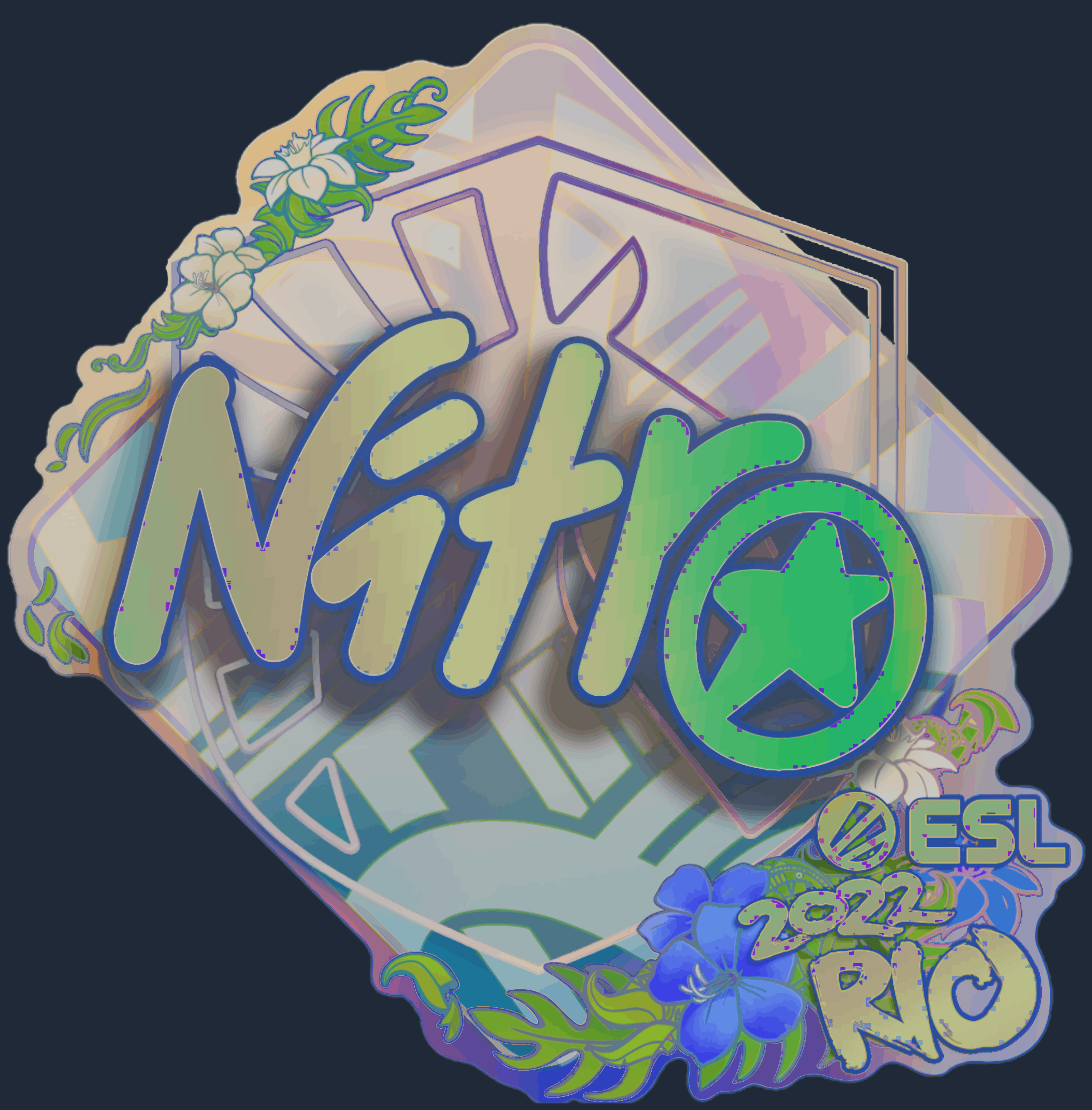 Sticker | nitr0 (Holo) | Rio 2022 Image