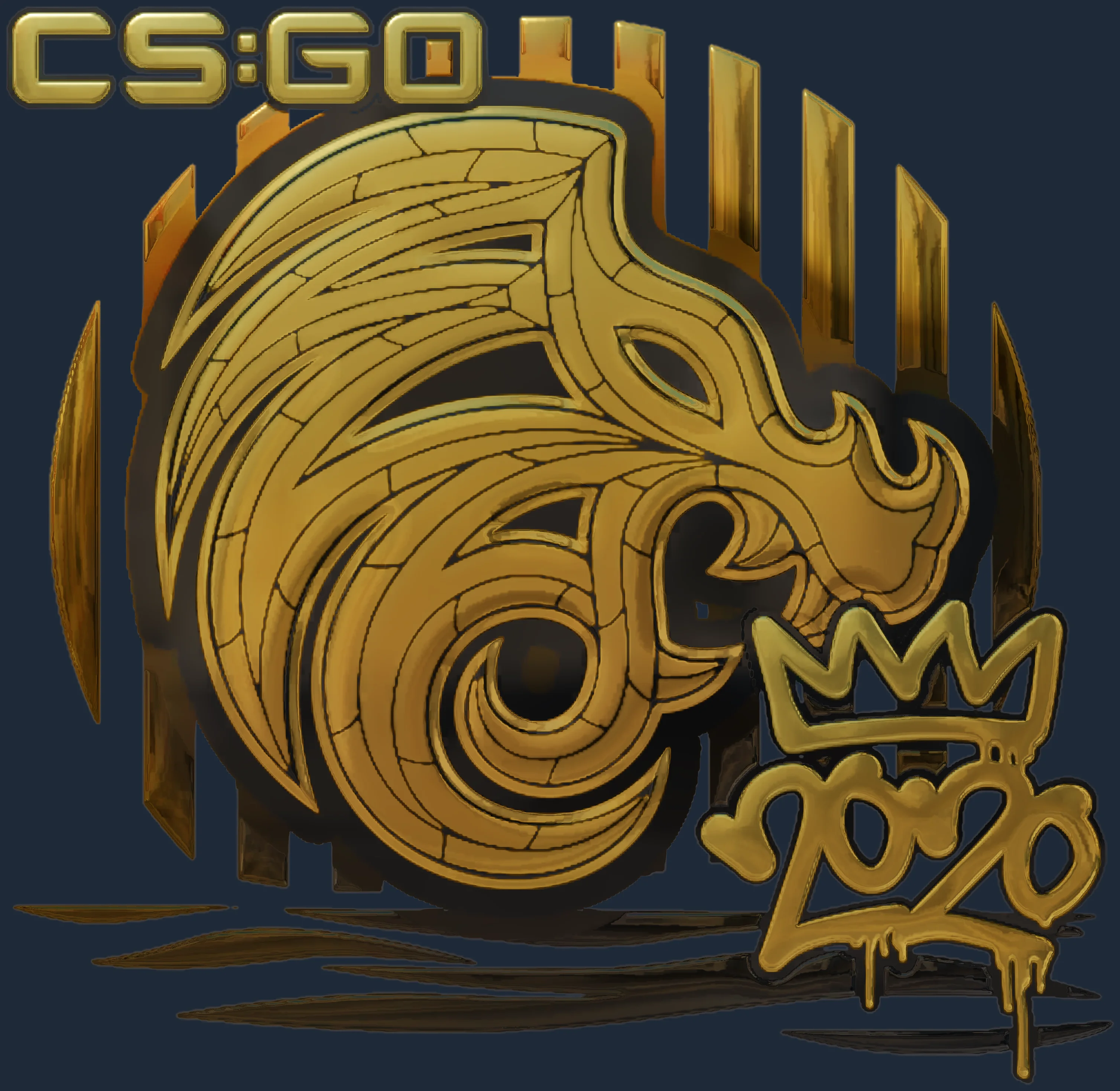 Sticker | North (Gold) | 2020 RMR Image