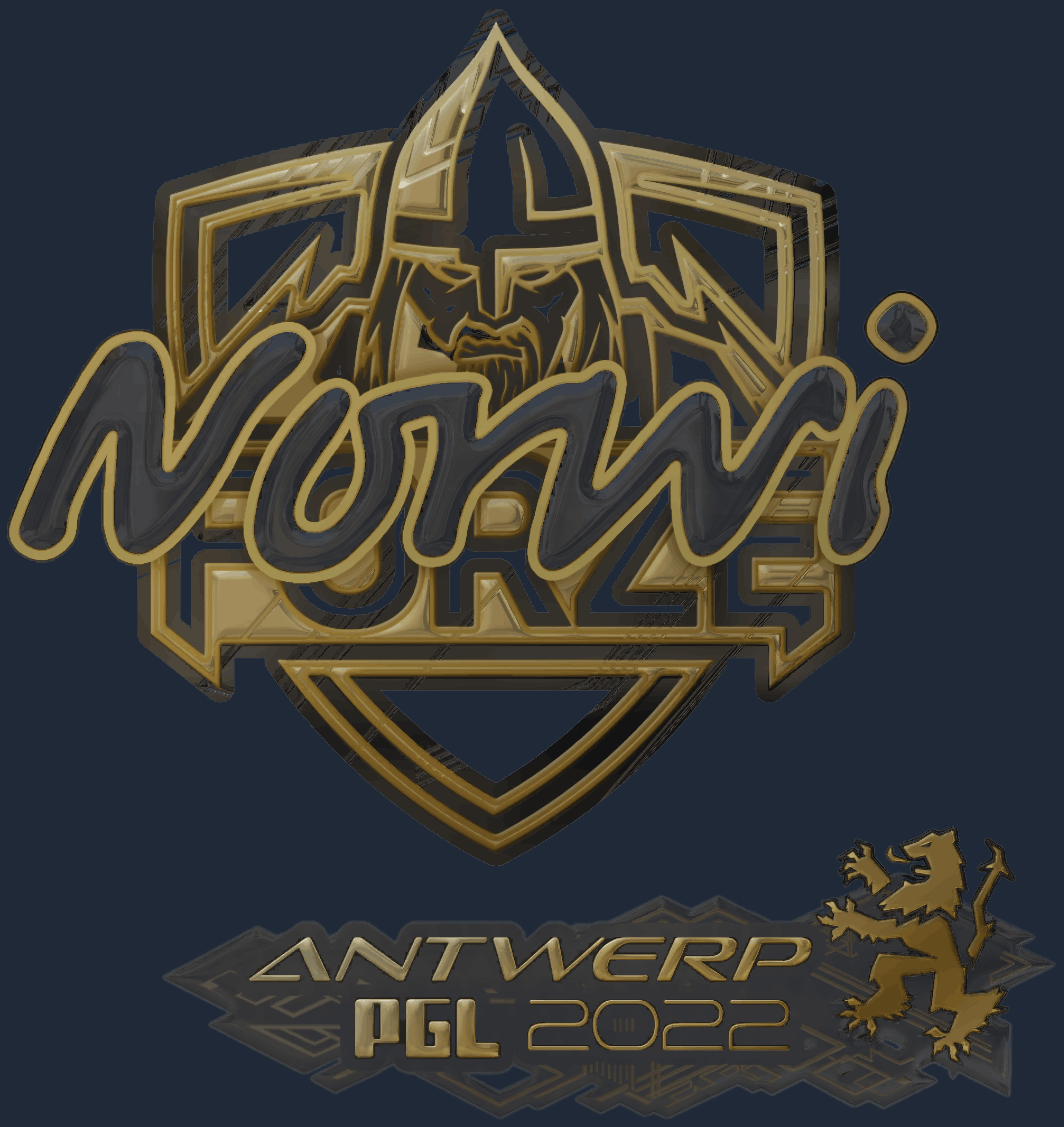 Sticker | Norwi (Gold) | Antwerp 2022 Image