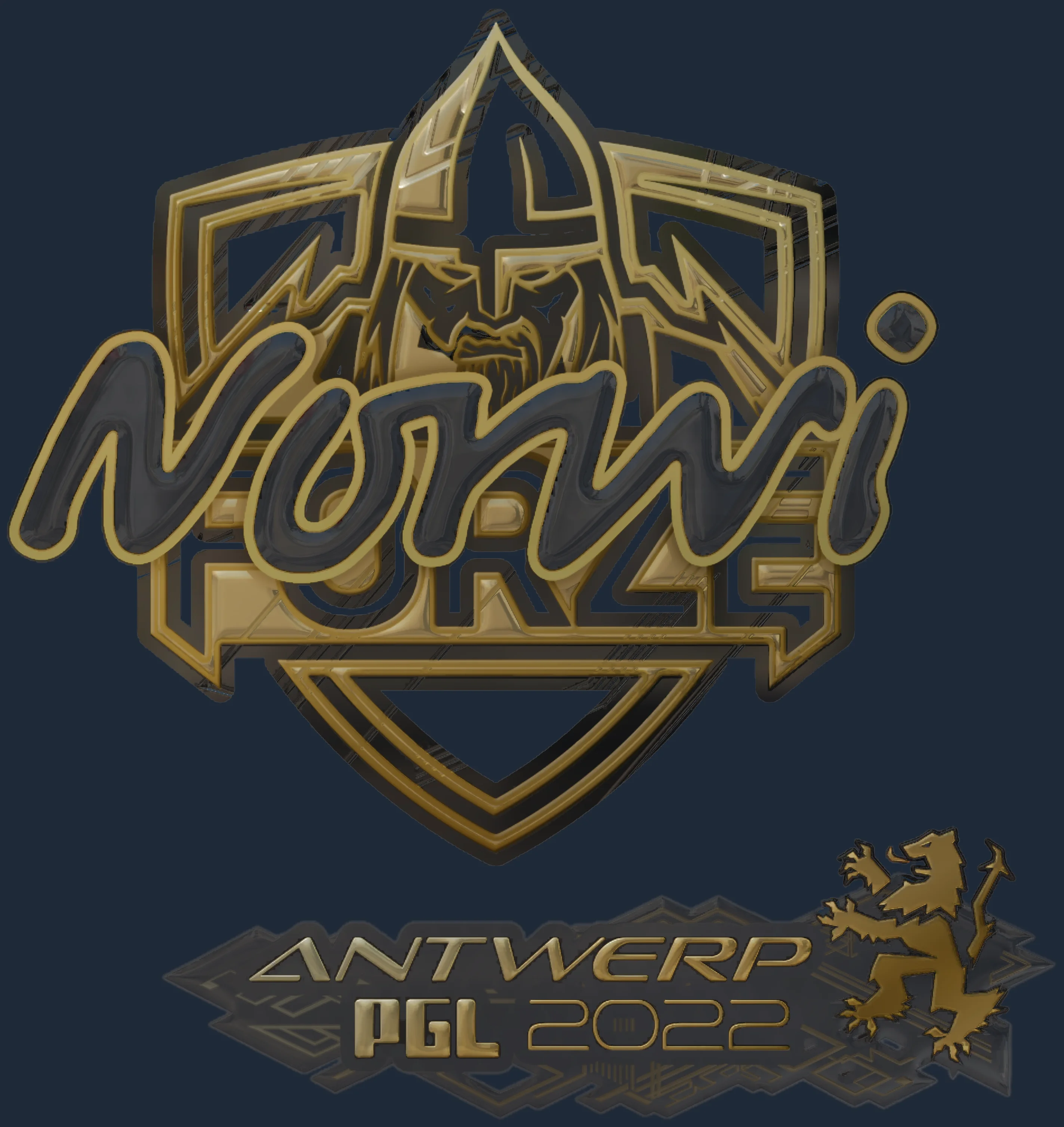 Sticker | Norwi (Gold) | Antwerp 2022 Image