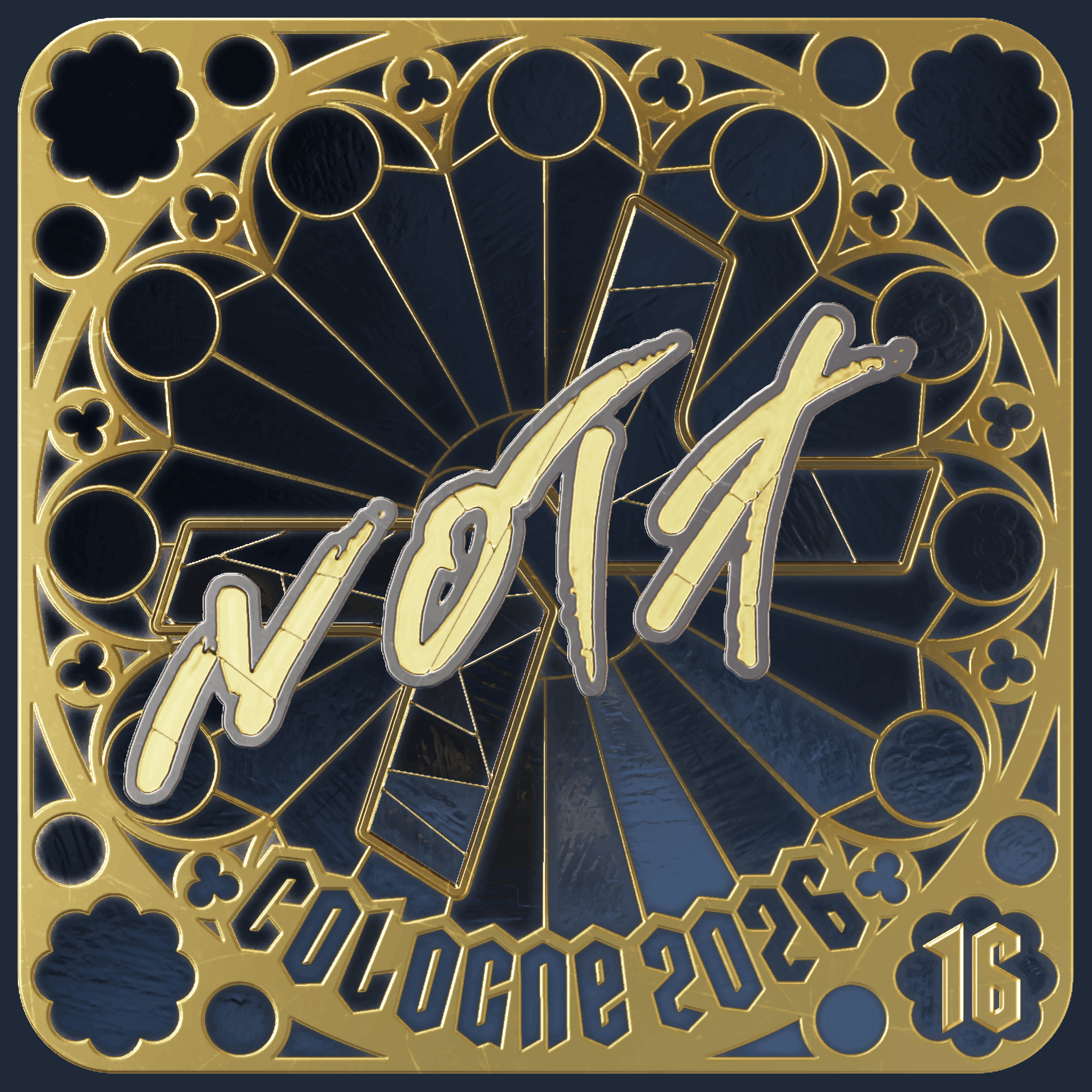Sticker | nota (Gold, Ranked) | Cologne 2026 Image