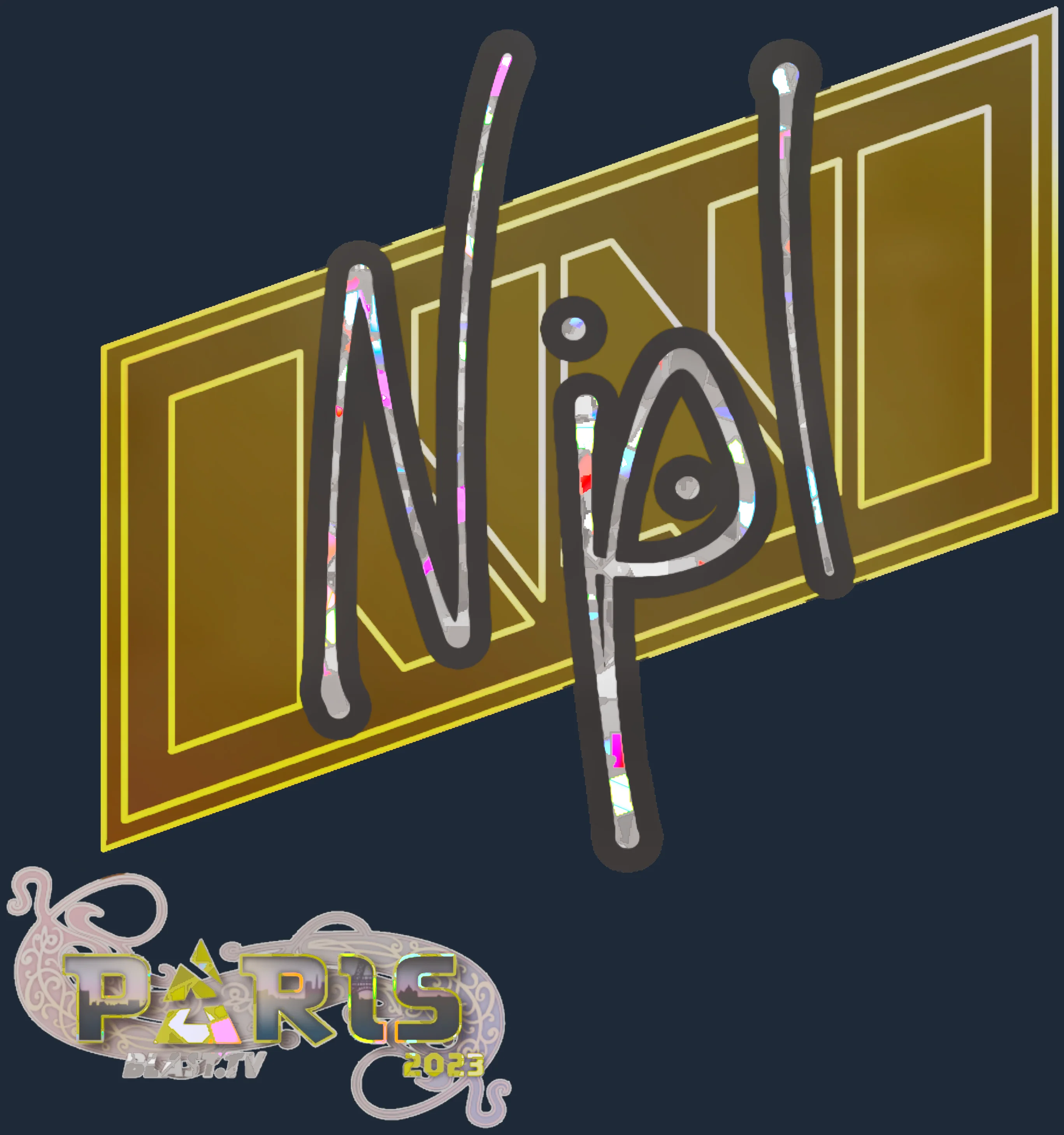 Sticker | npl (Glitter) | Paris 2023 Image