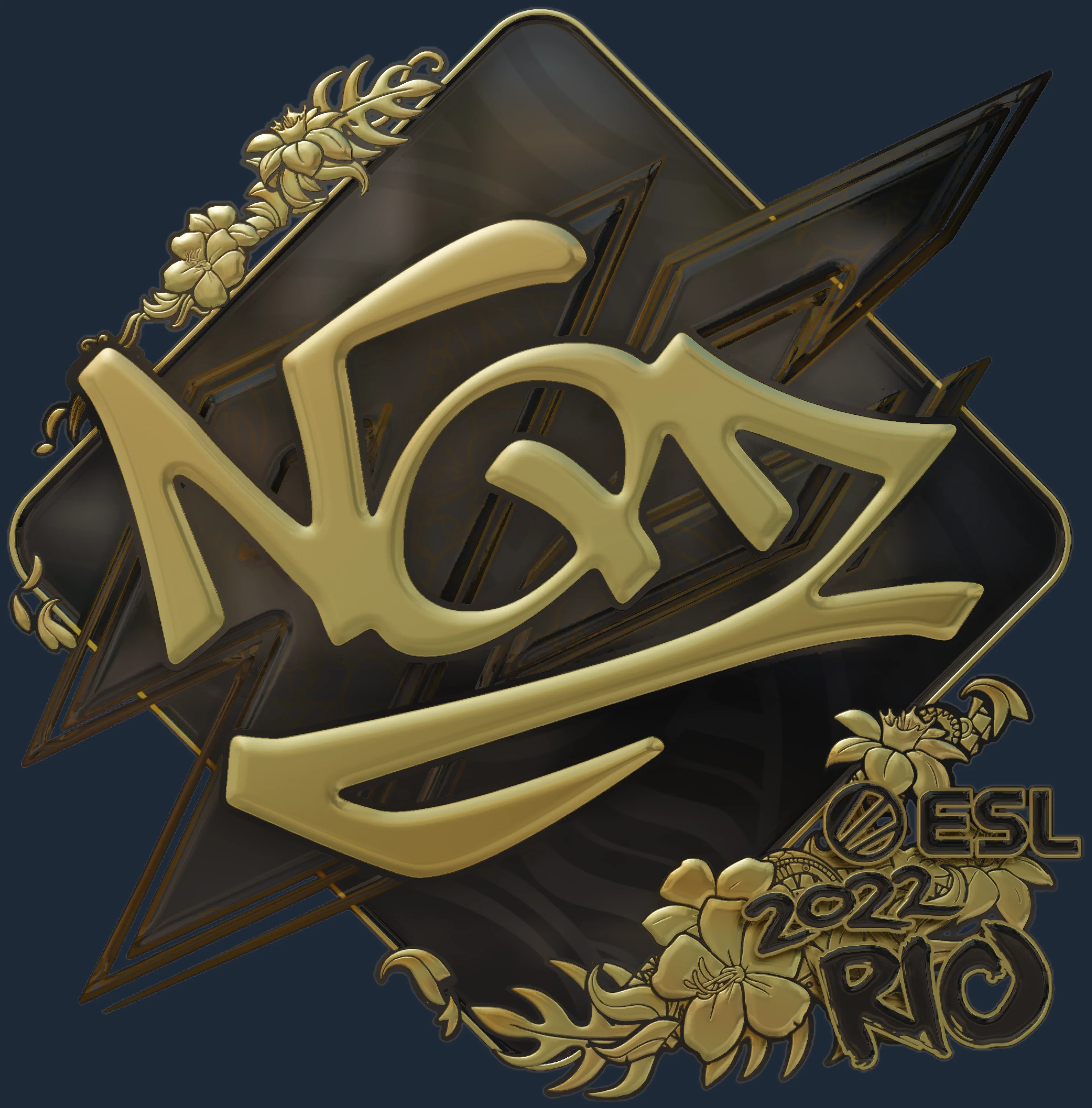 Sticker | NQZ (Gold) | Rio 2022 Image