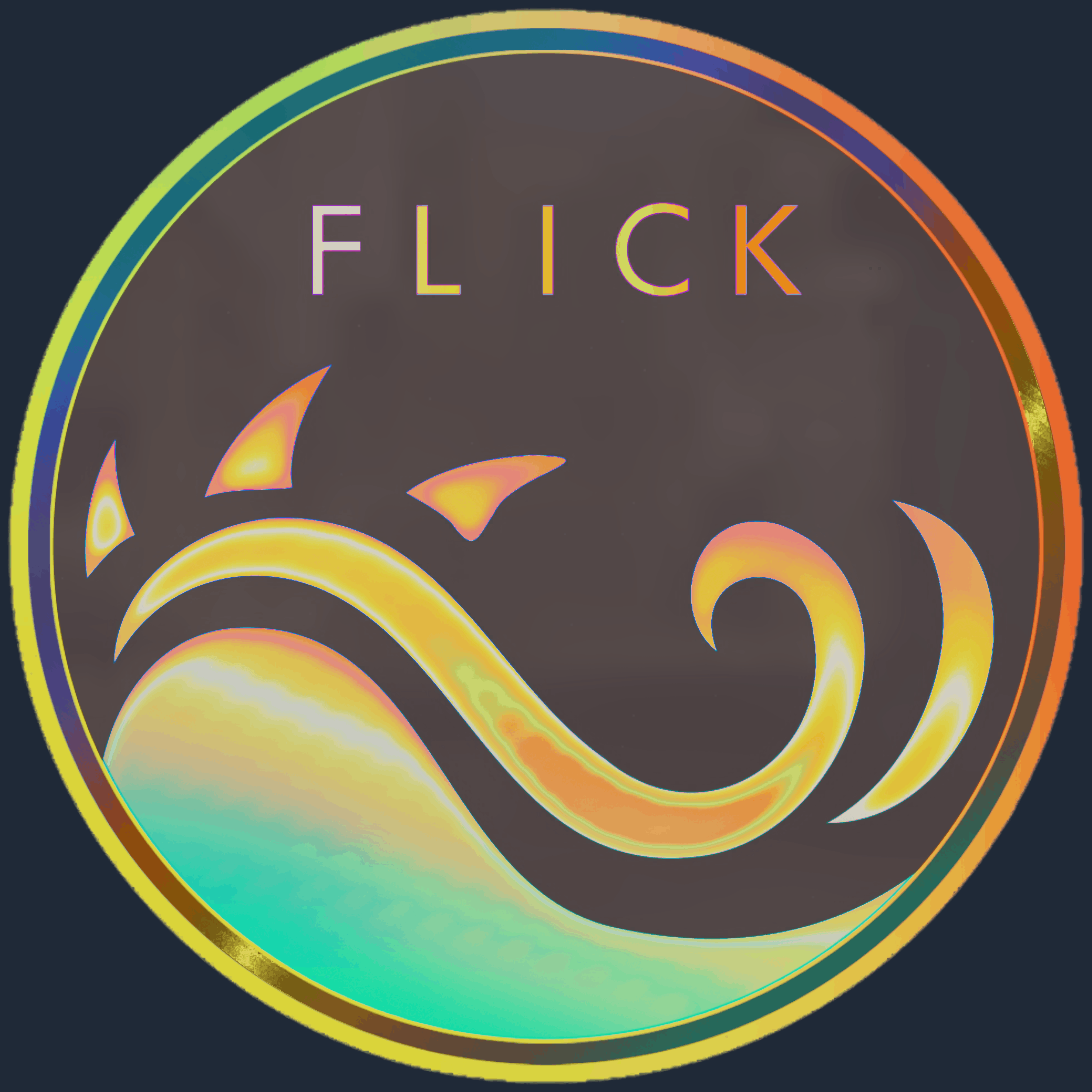 Sticker | Ocean Sunset Flick (Holo) Image