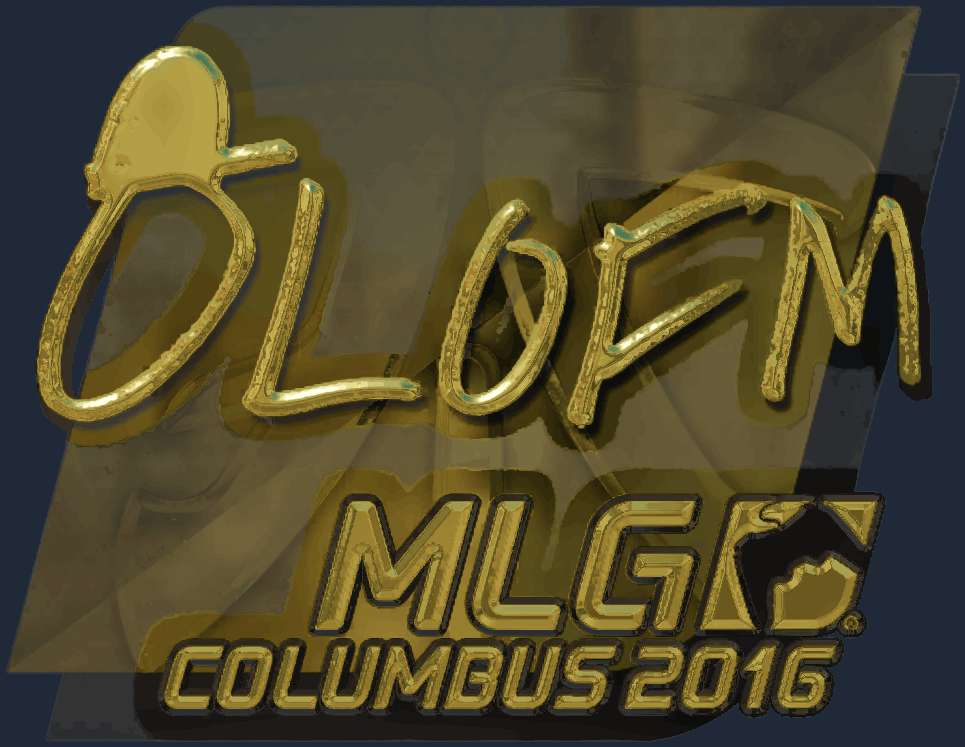 Sticker | olofmeister (Gold) | MLG Columbus 2016 Image