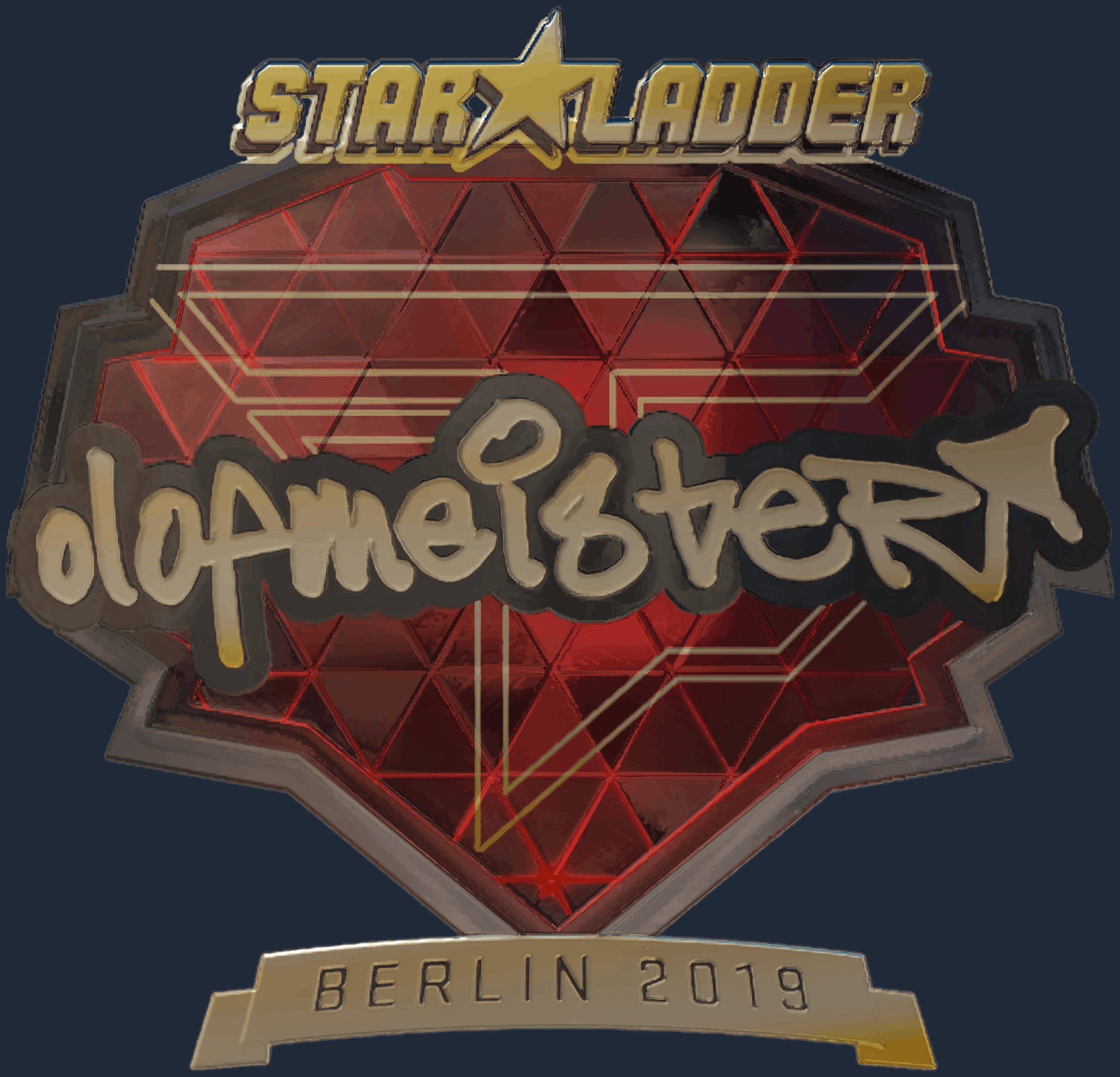Sticker | olofmeister (Gold) | Berlin 2019 Image