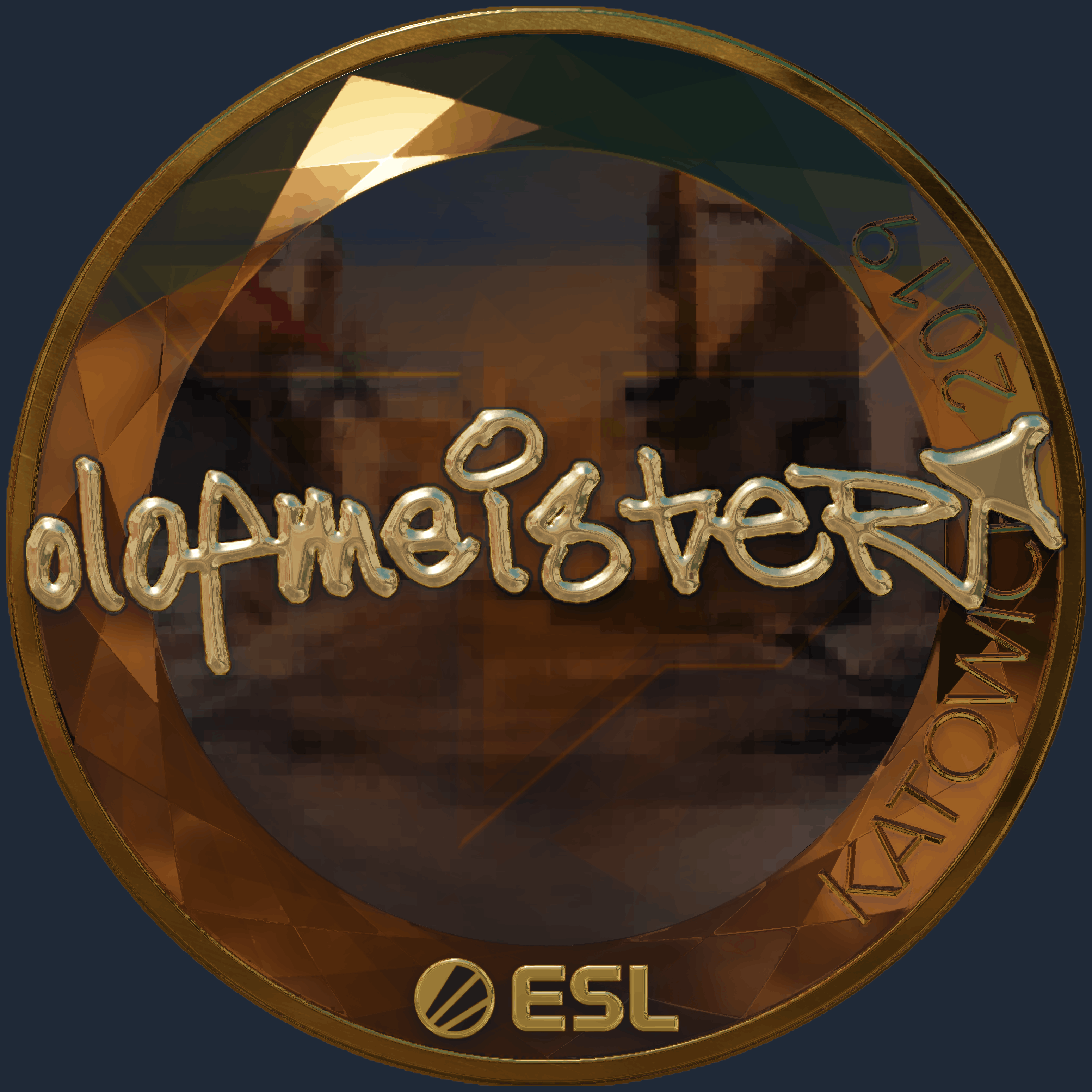 Sticker | olofmeister (Gold) | Katowice 2019 Image