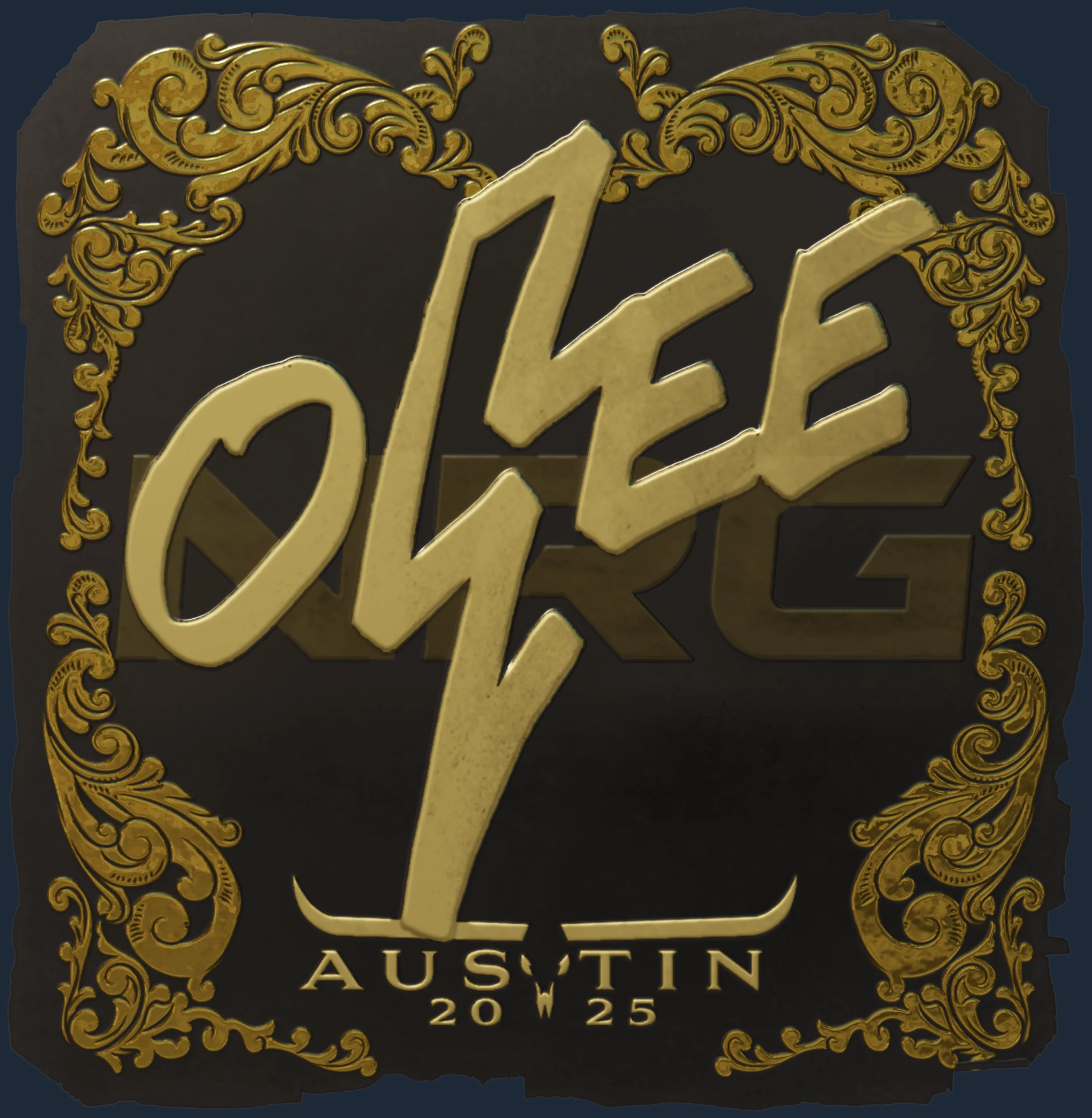 Sticker | oSee (Gold) | Austin 2025 Image