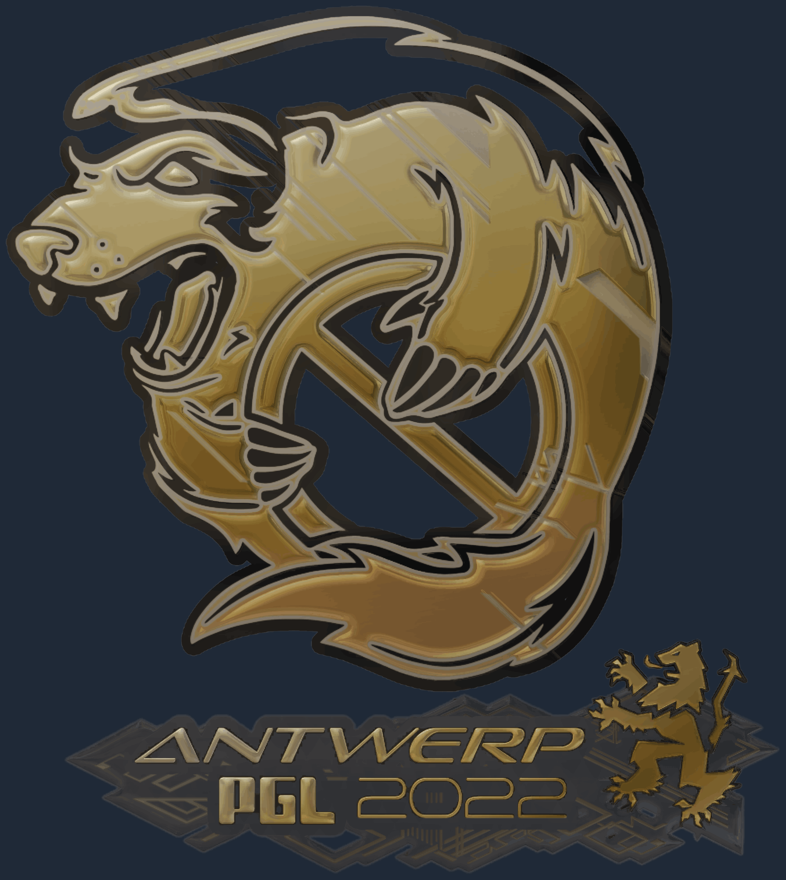 Sticker | Outsiders (Gold) | Antwerp 2022 Image