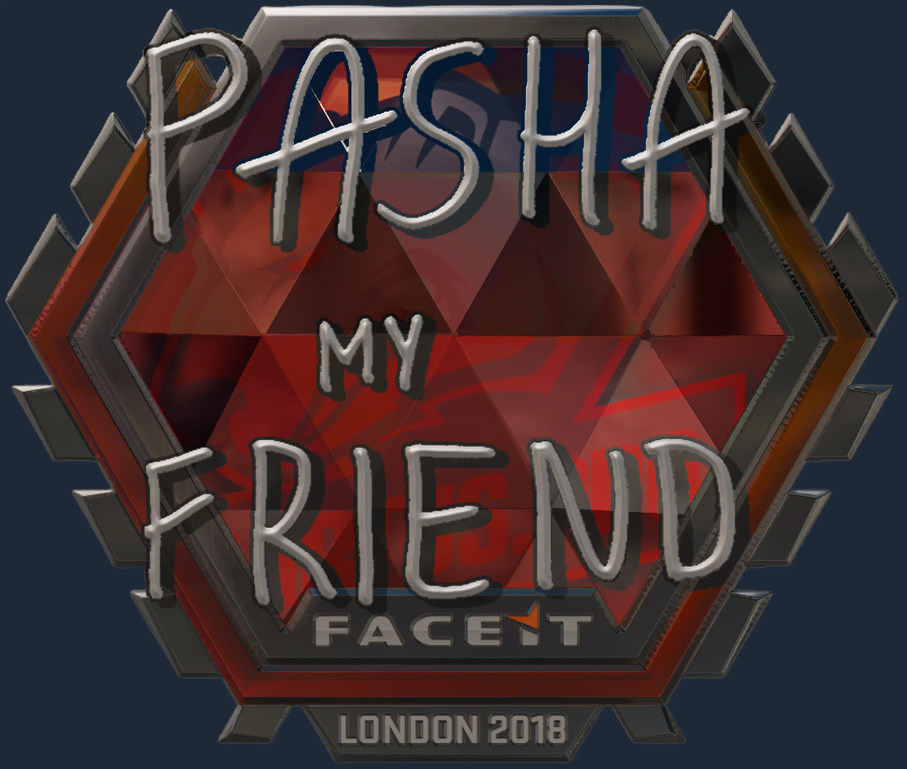 Sticker | pashaBiceps (Foil) | London 2018 Image