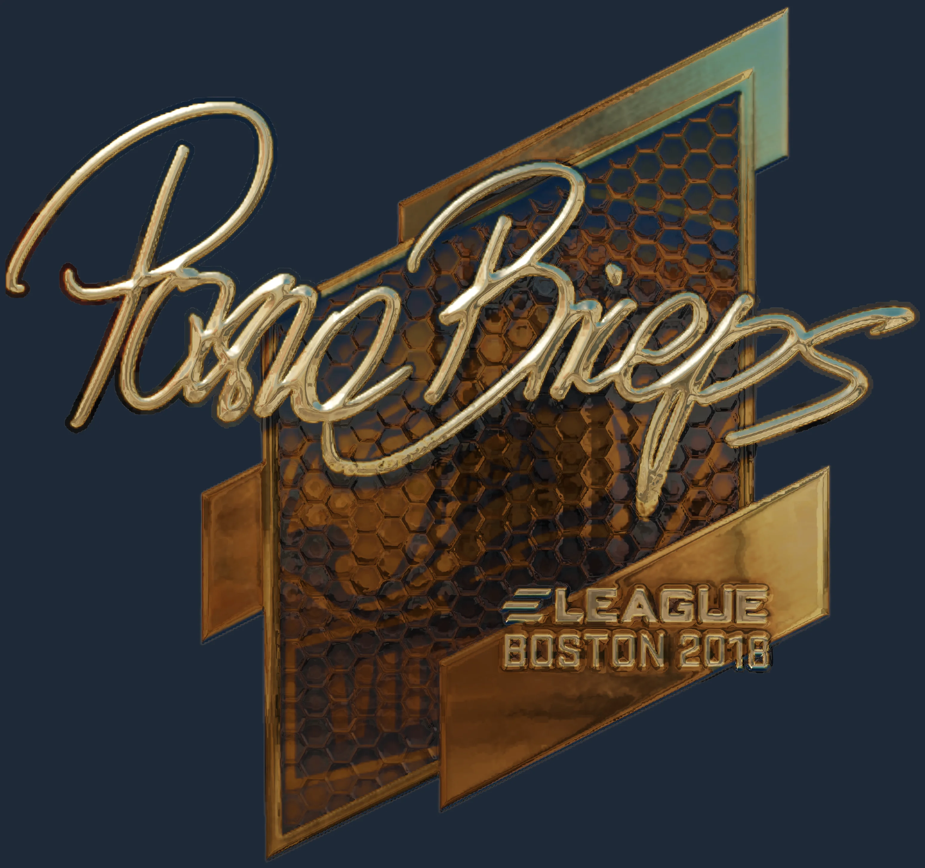 Sticker | pashaBiceps (Gold) | Boston 2018 Image