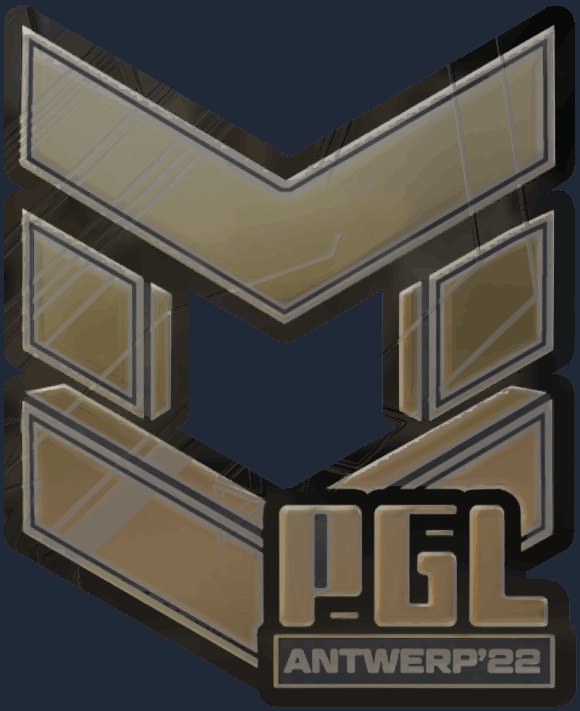 Sticker | PGL (Gold) | Antwerp 2022 Image