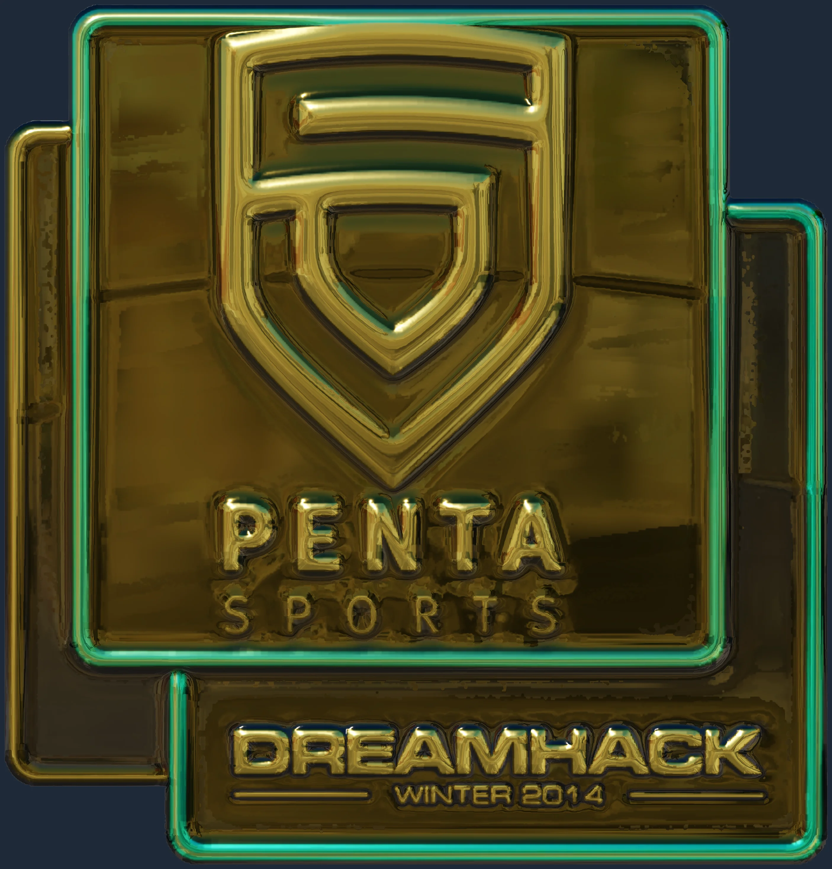 Sticker | PENTA Sports (Gold) | DreamHack 2014 Image