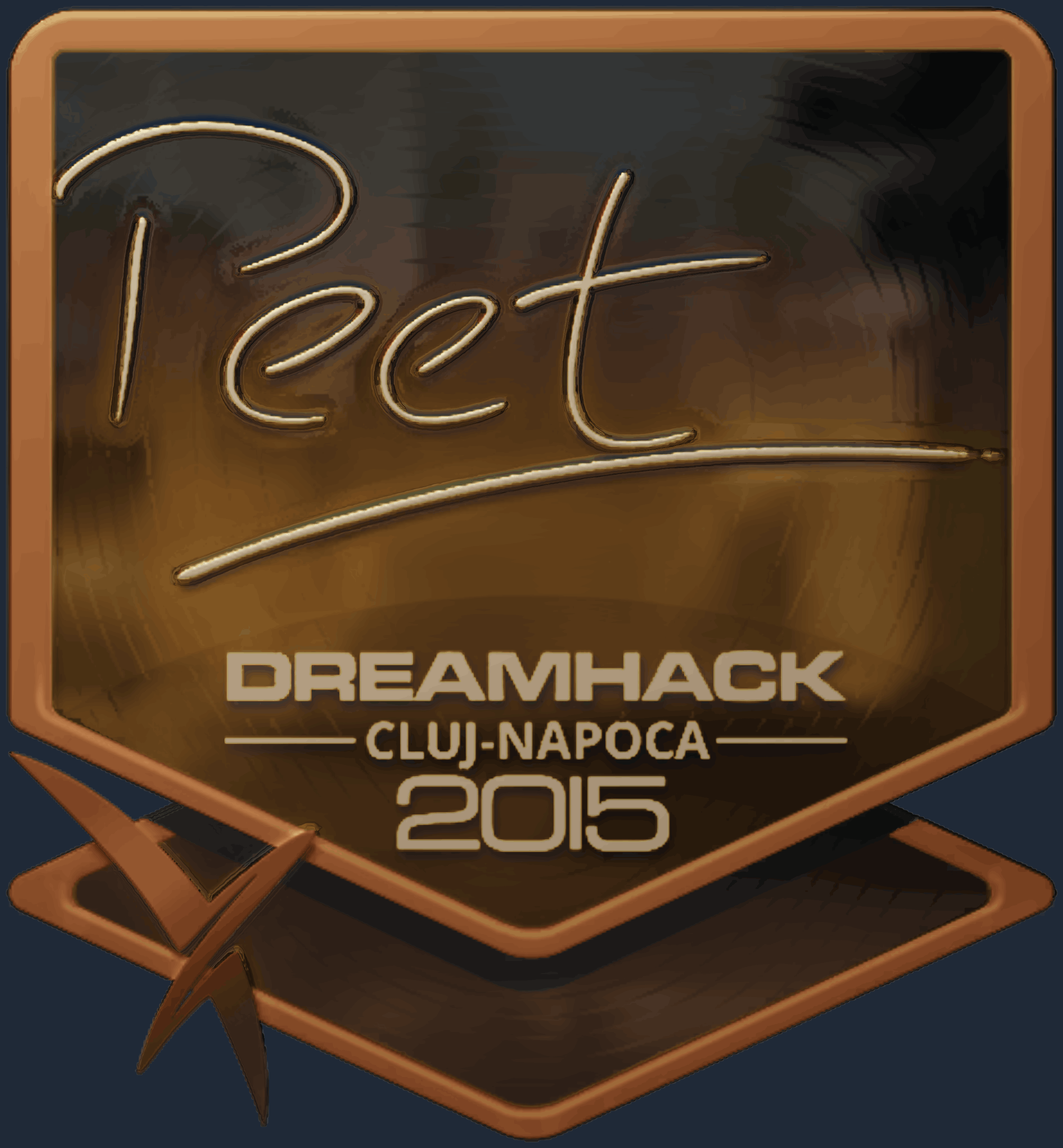 Sticker | peet (Gold) | Cluj-Napoca 2015 Image