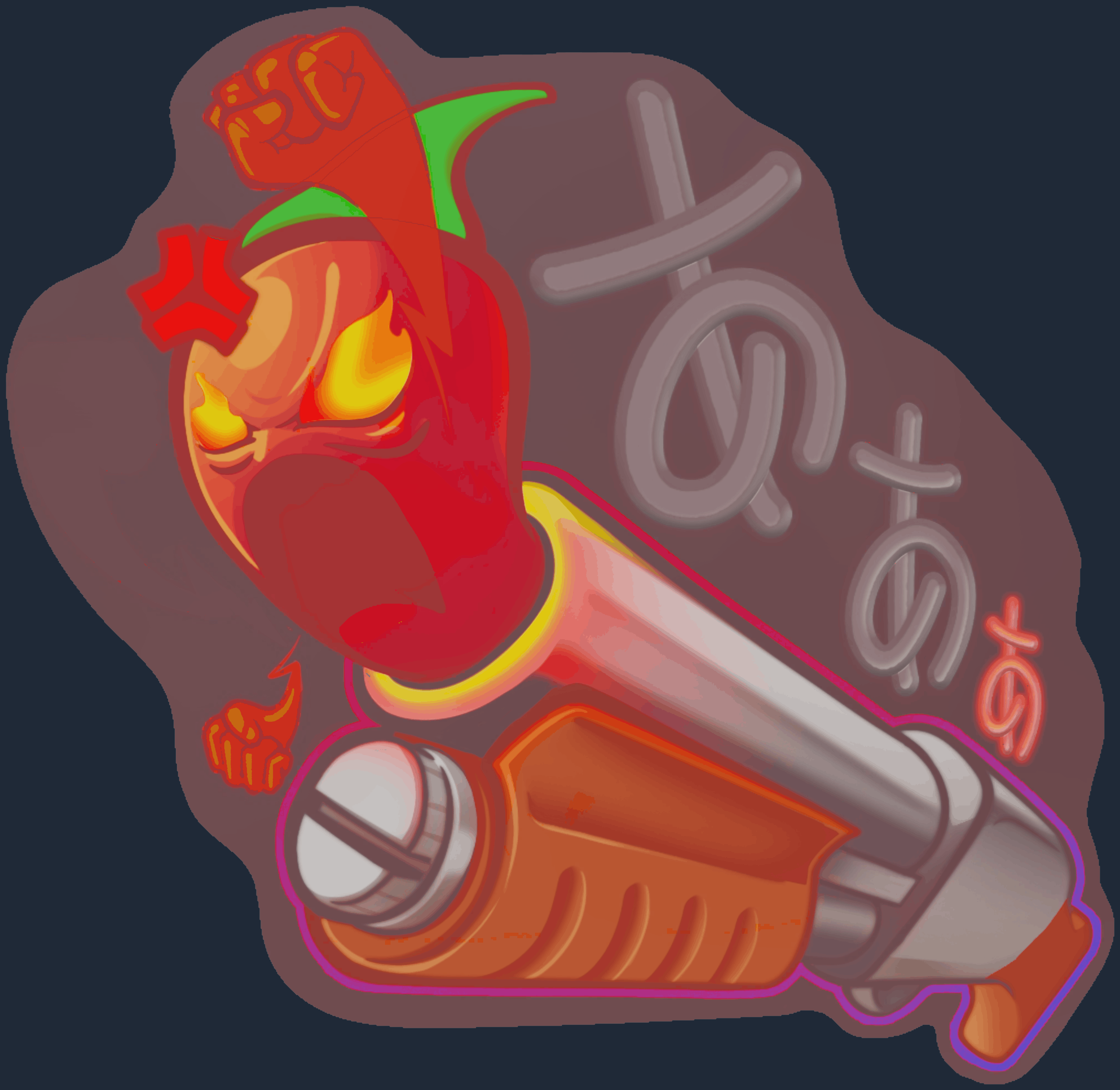 Sticker | Pepper Gauge (Lenticular) Image