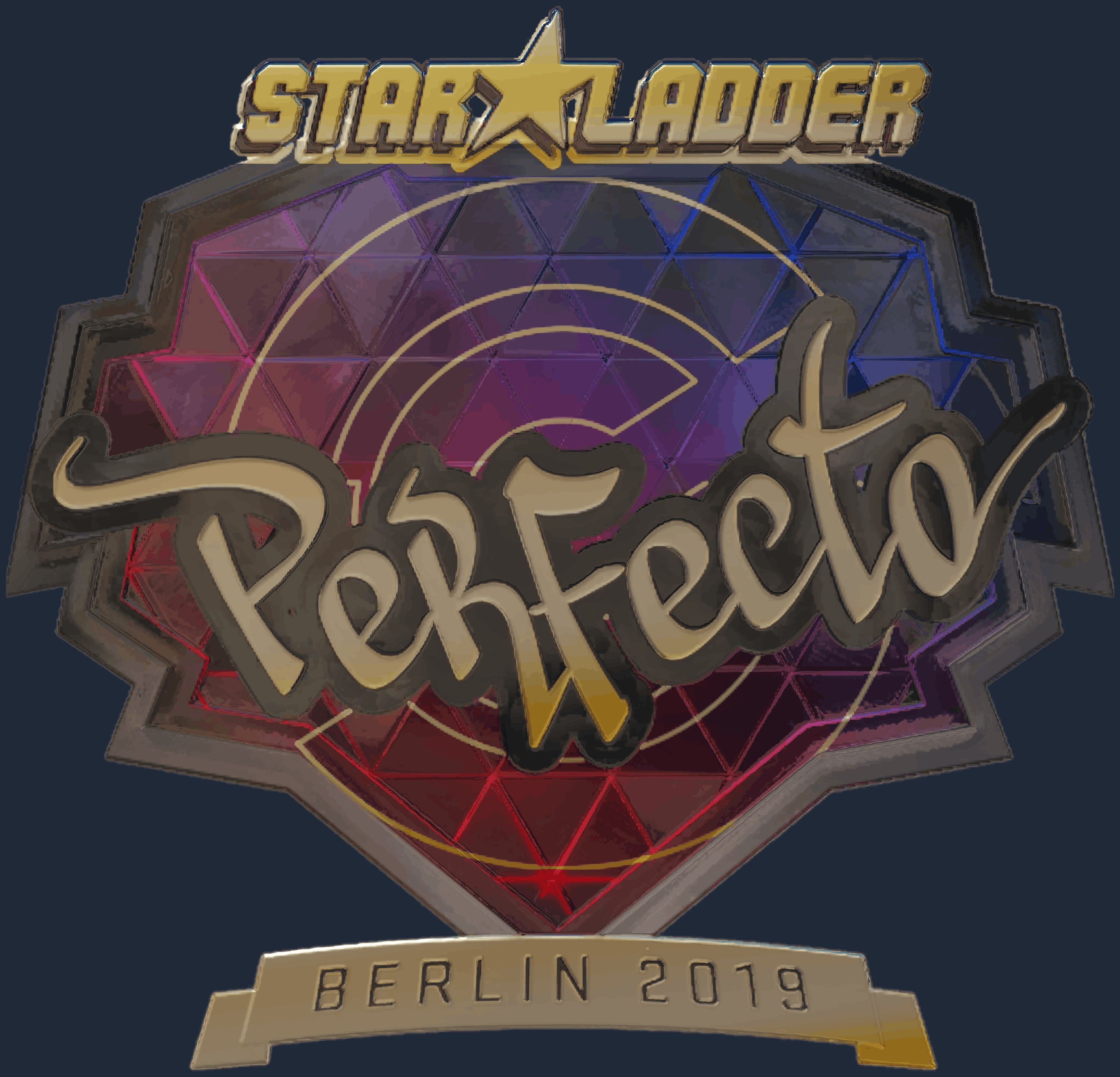 Sticker | Perfecto (Gold) | Berlin 2019 Image