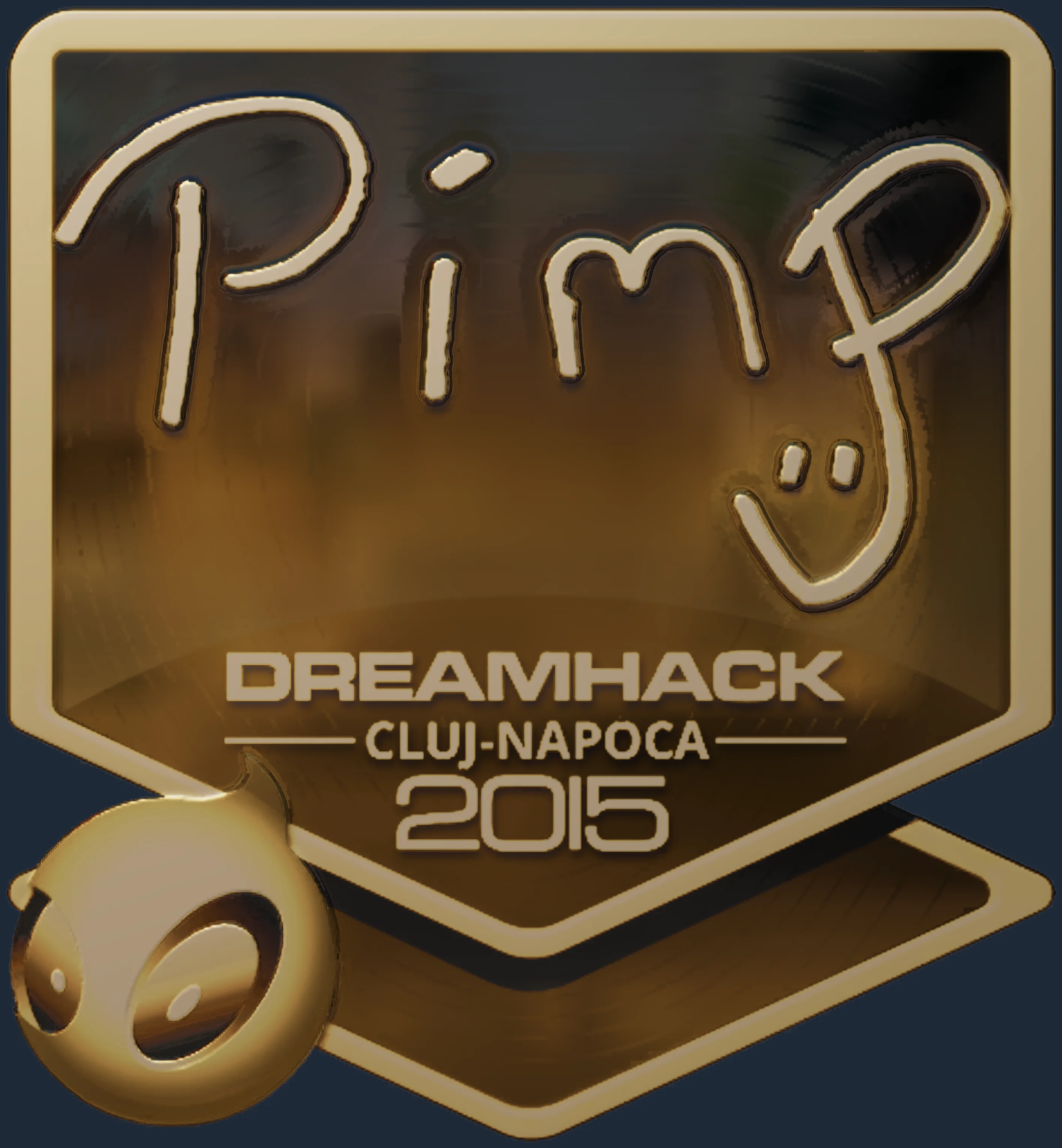 Sticker | Pimp (Gold) | Cluj-Napoca 2015 Image