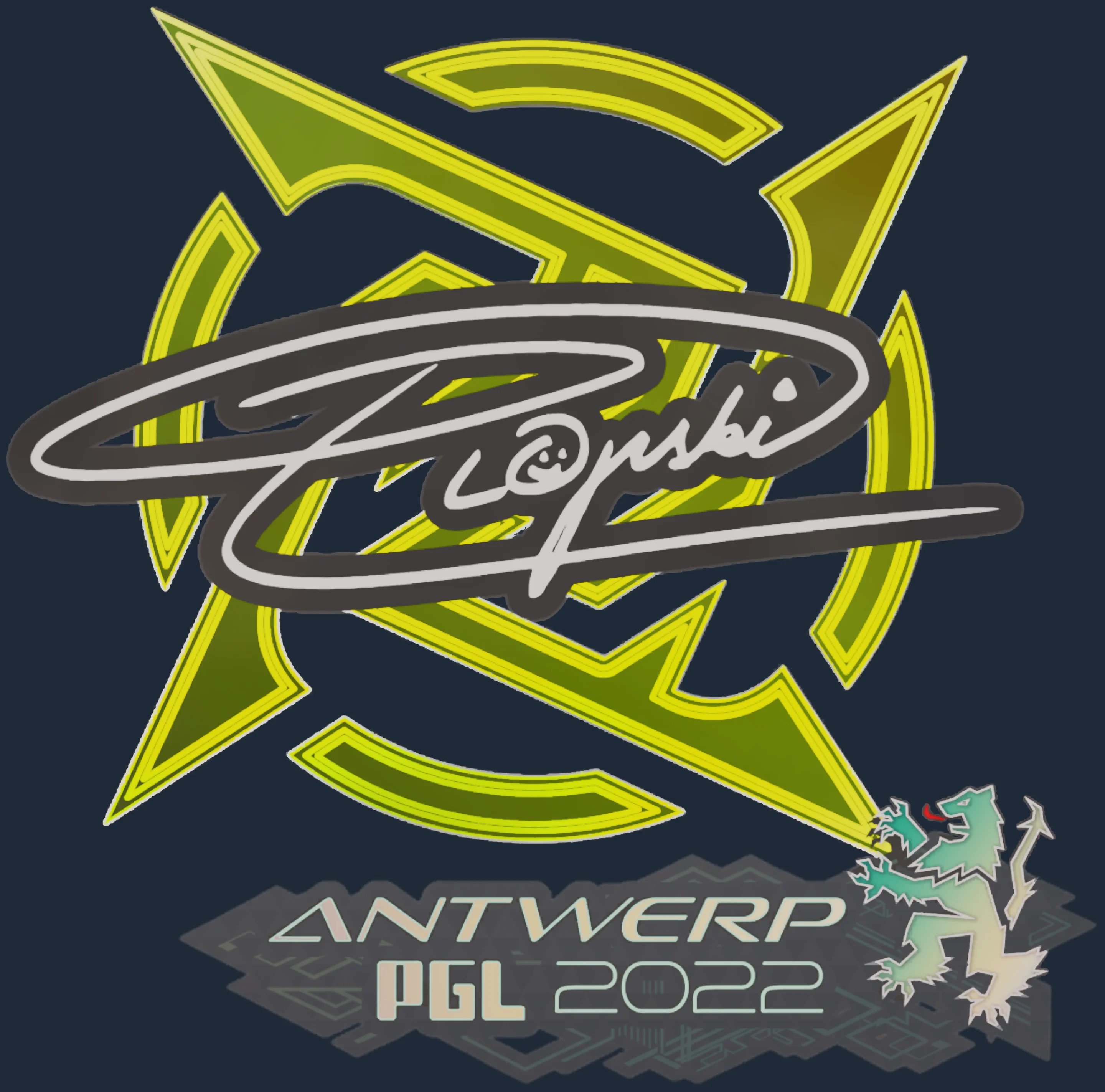 Sticker | Plopski | Antwerp 2022 Image