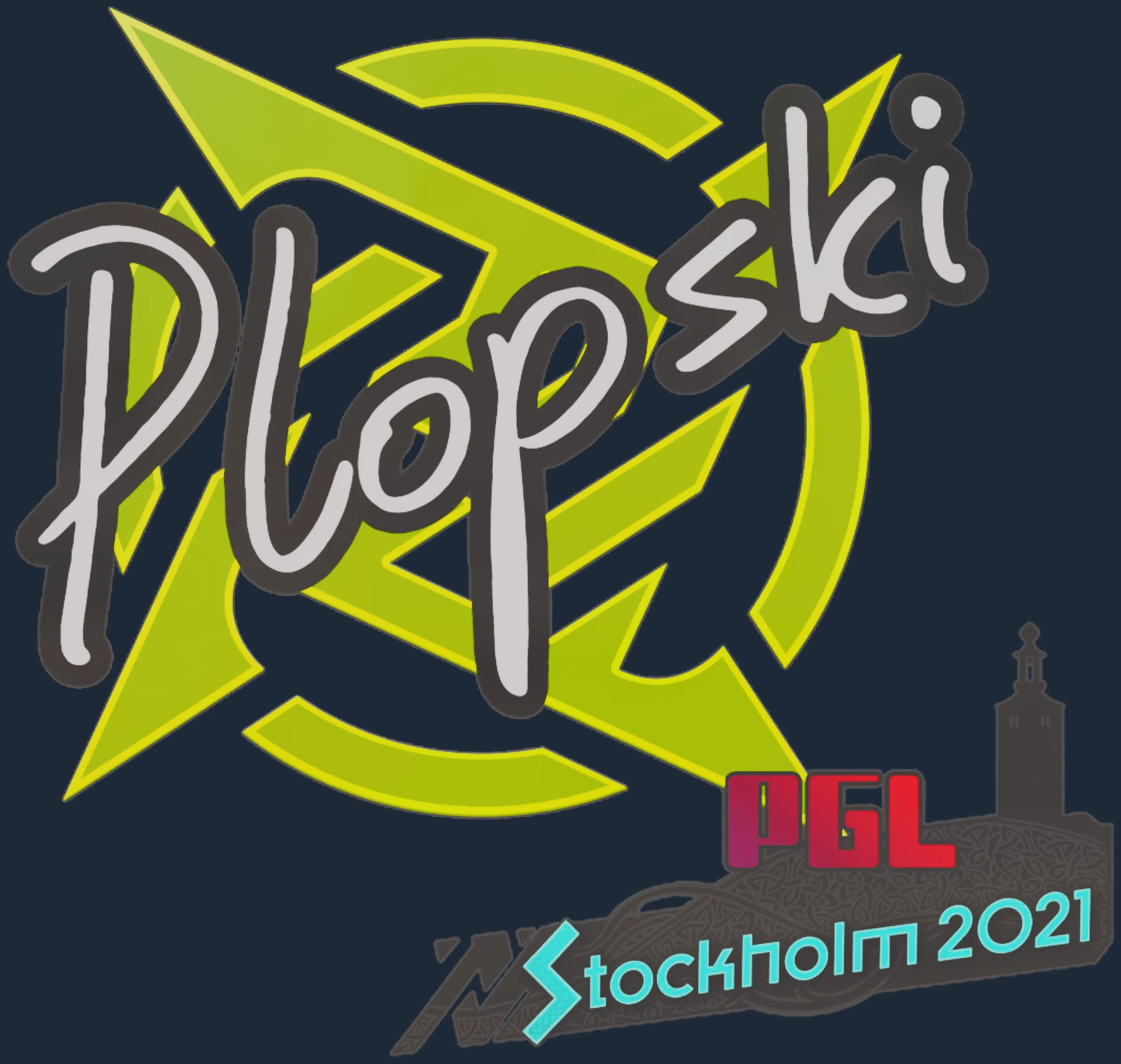 Sticker | Plopski | Stockholm 2021 Image