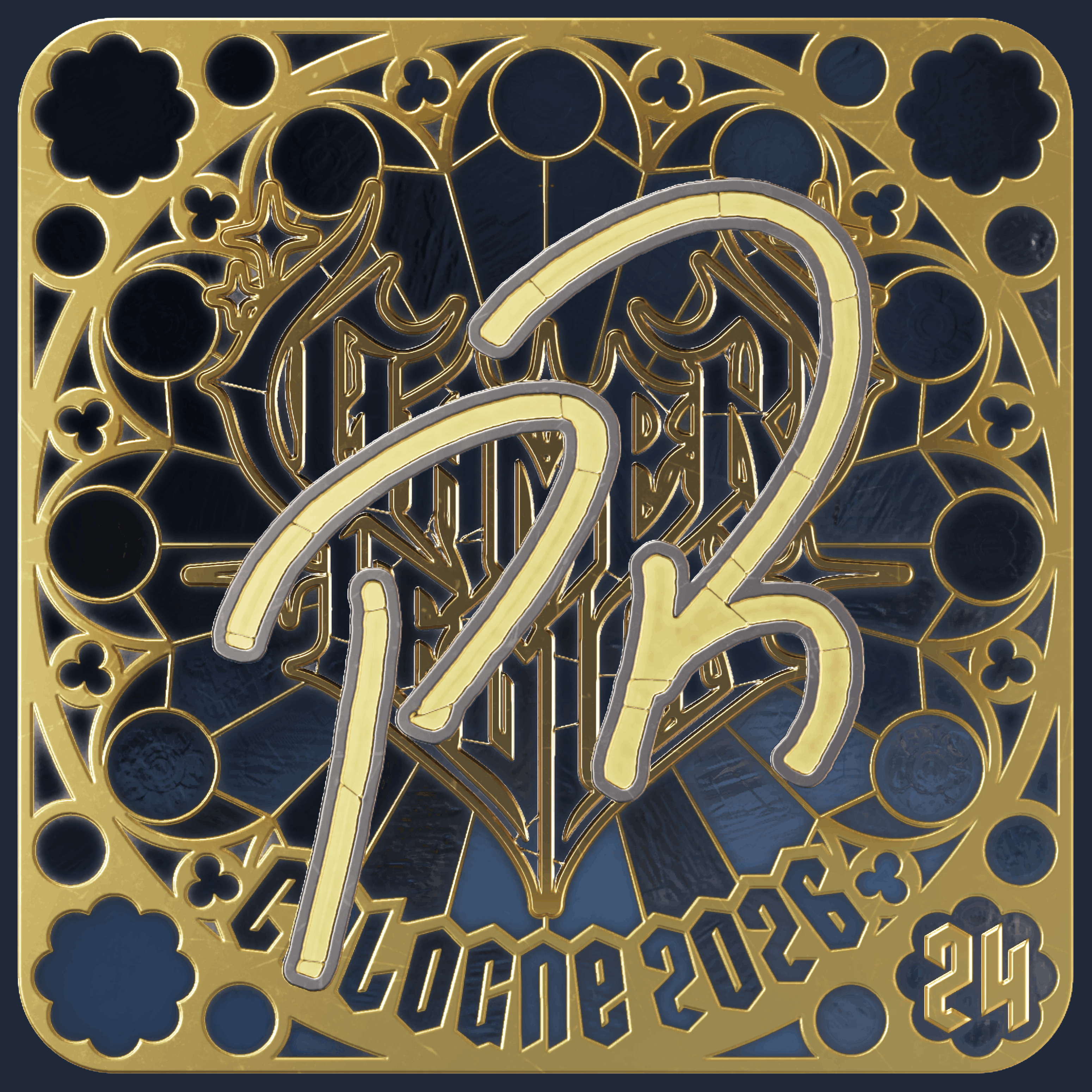 Sticker | PR (Gold, Ranked) | Cologne 2026 Image