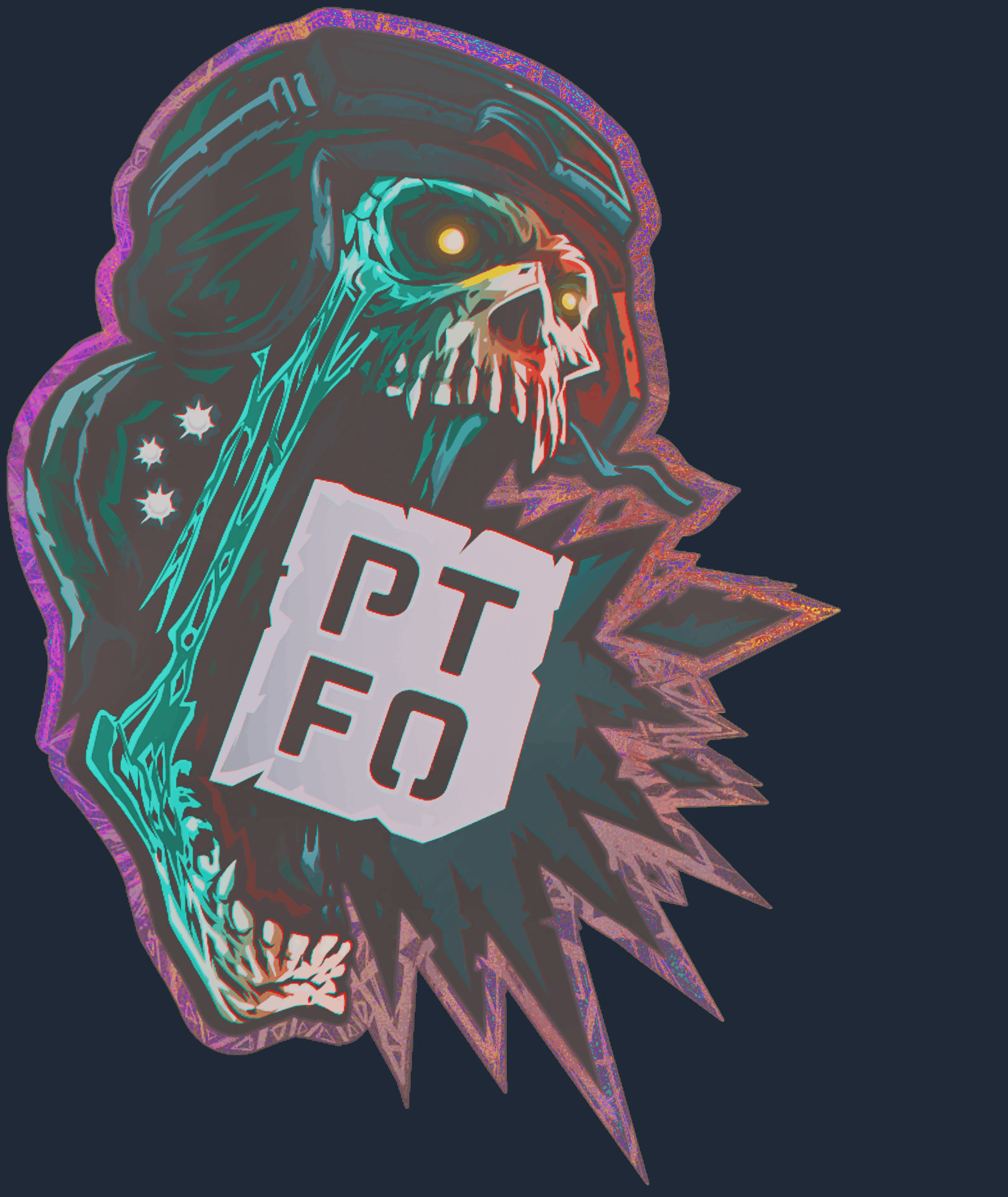 Sticker | PTFO (Holo) Image