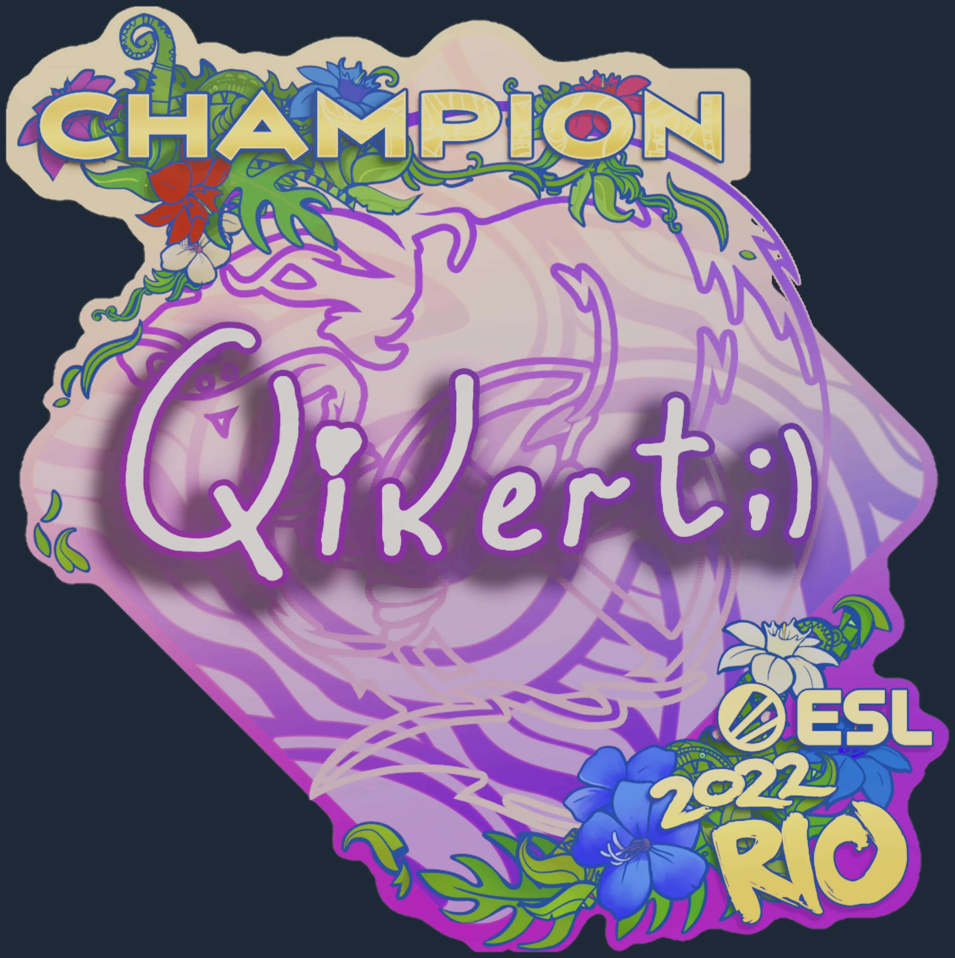 Sticker | qikert (Champion) | Rio 2022 Image