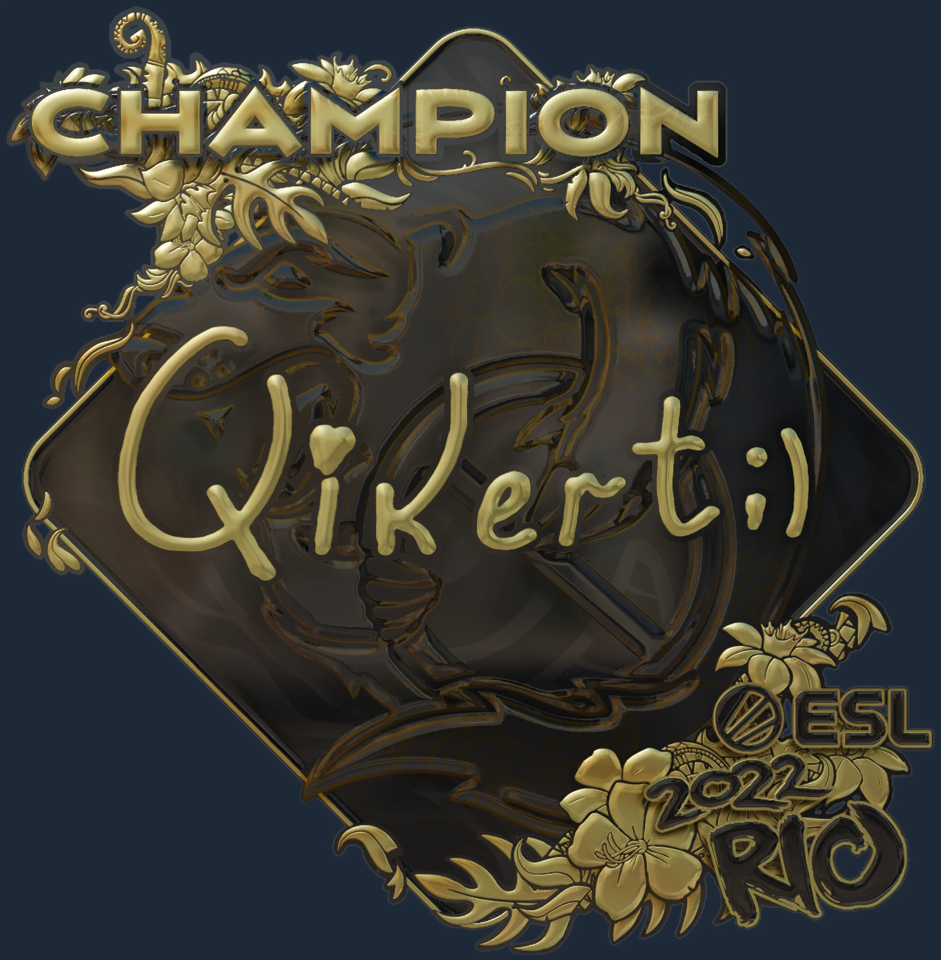 Sticker | qikert (Gold, Champion) | Rio 2022 Image