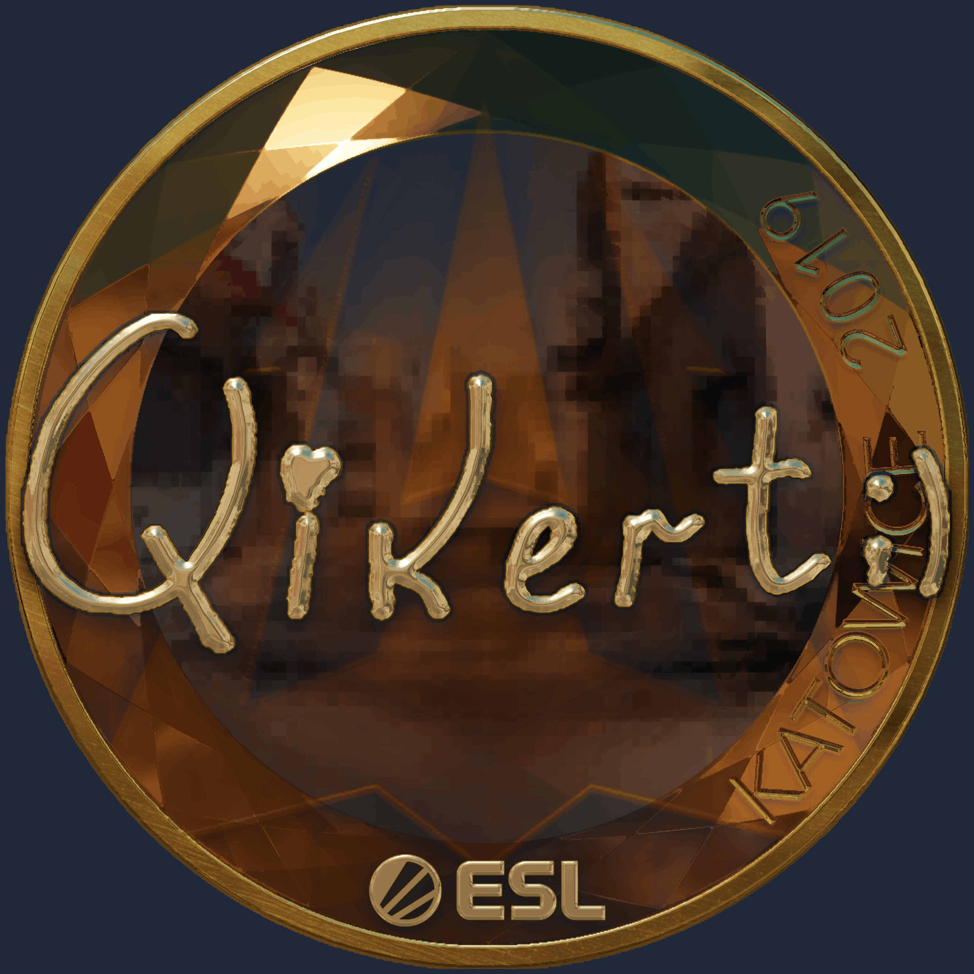 Sticker | qikert (Gold) | Katowice 2019 Image