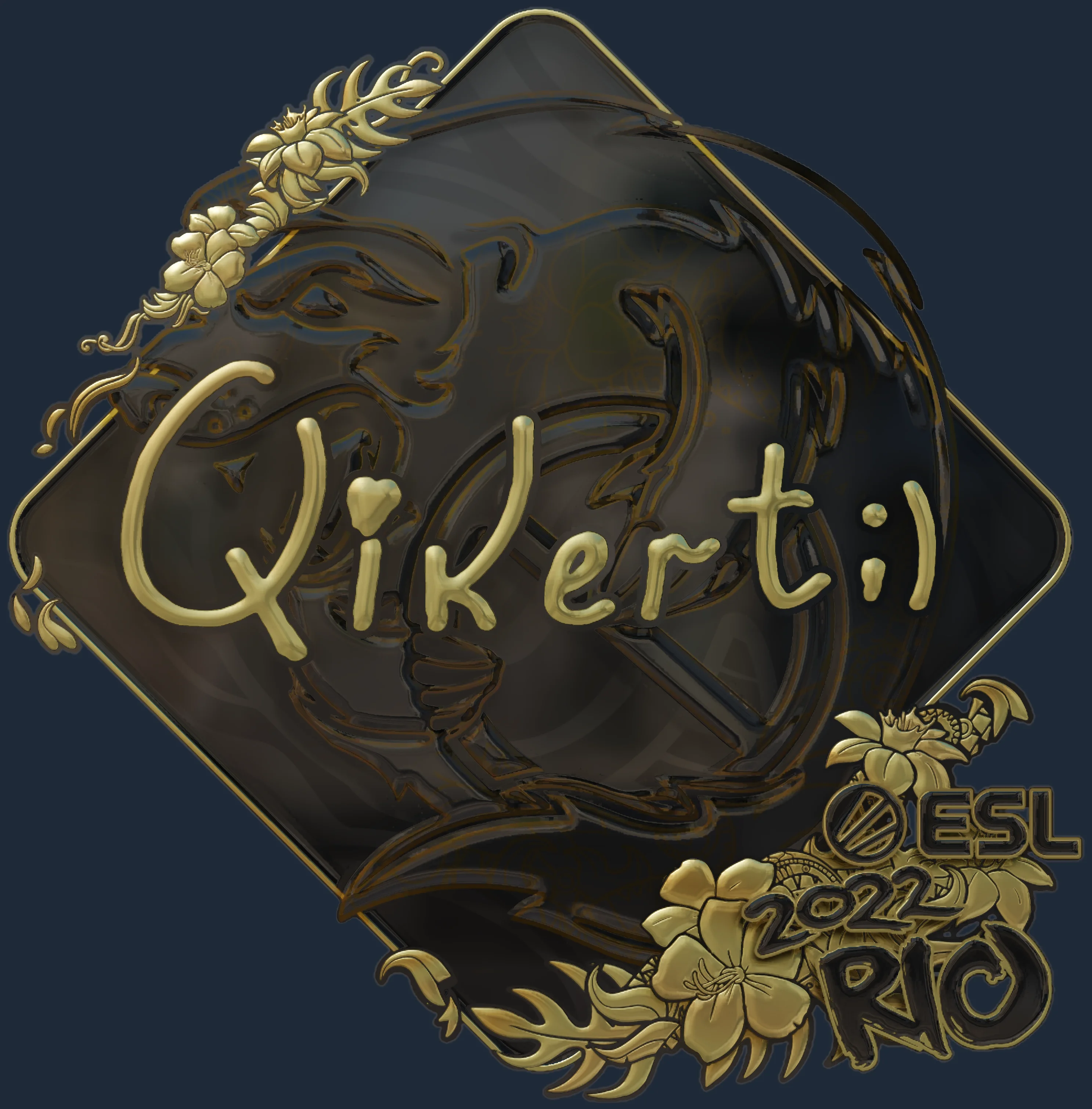 Sticker | qikert (Gold) | Rio 2022 Image
