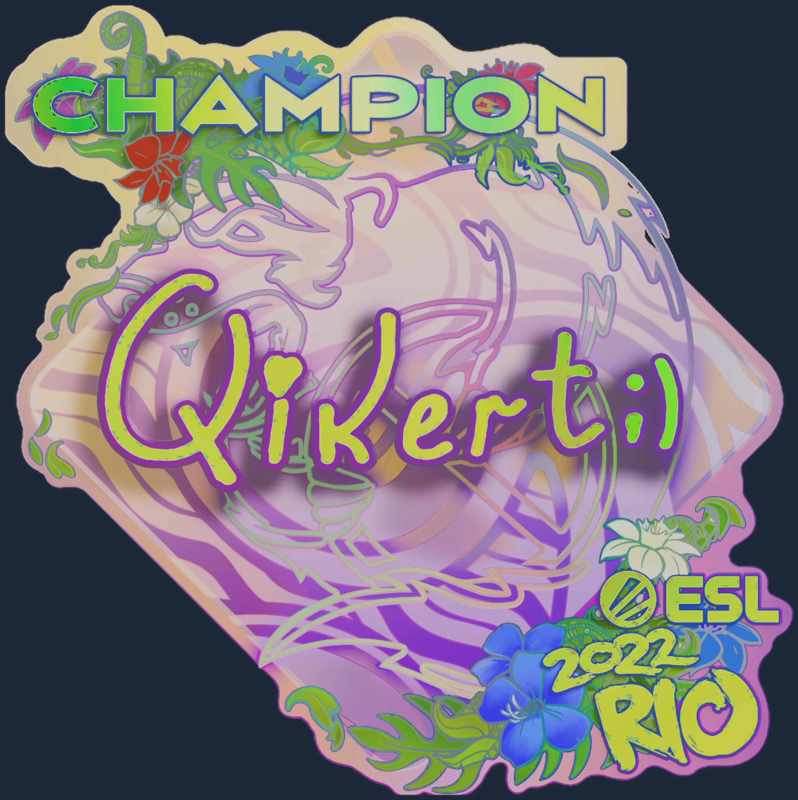 Sticker | qikert (Holo, Champion) | Rio 2022 Image