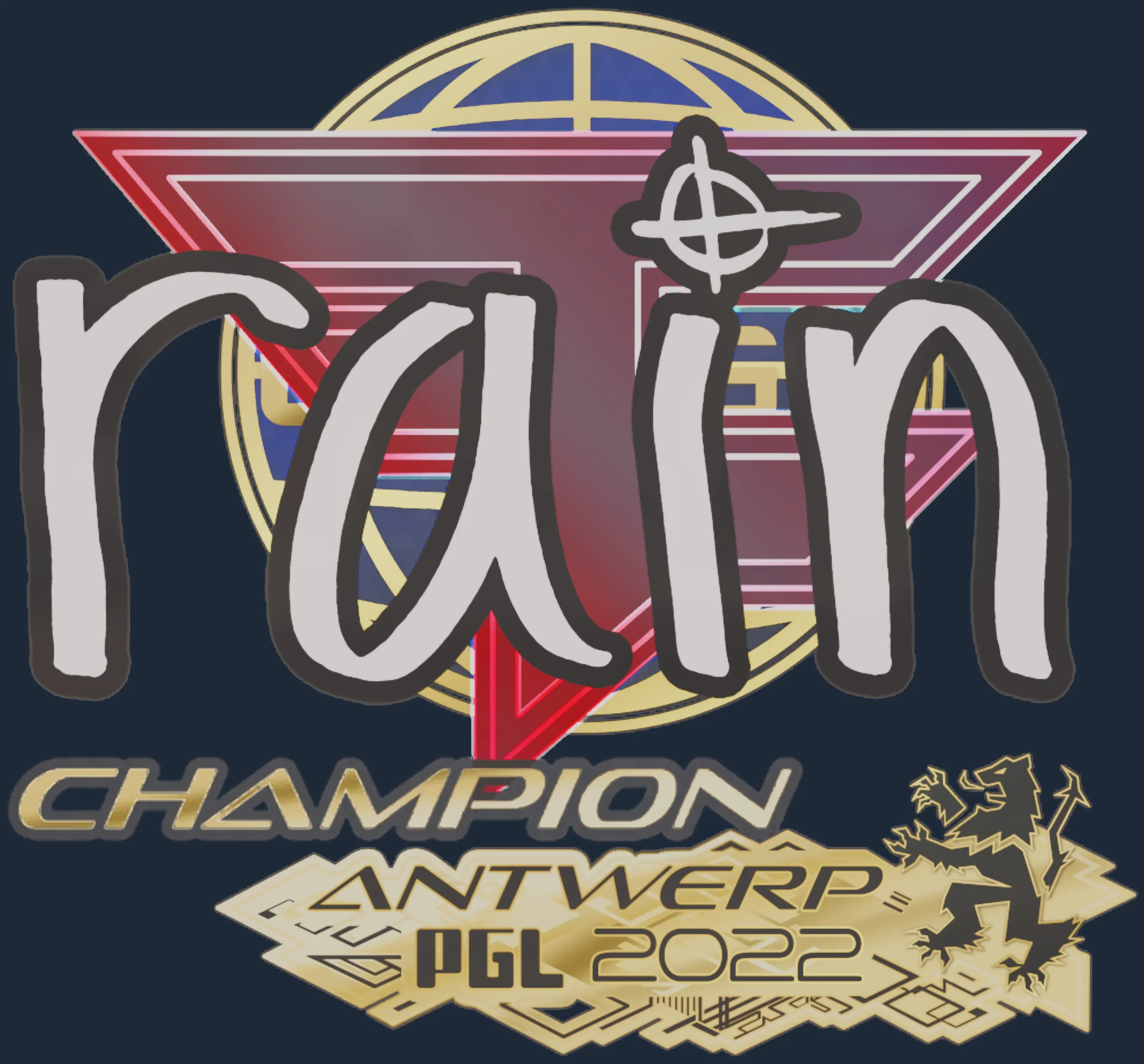 Sticker | rain (Champion) | Antwerp 2022 Image