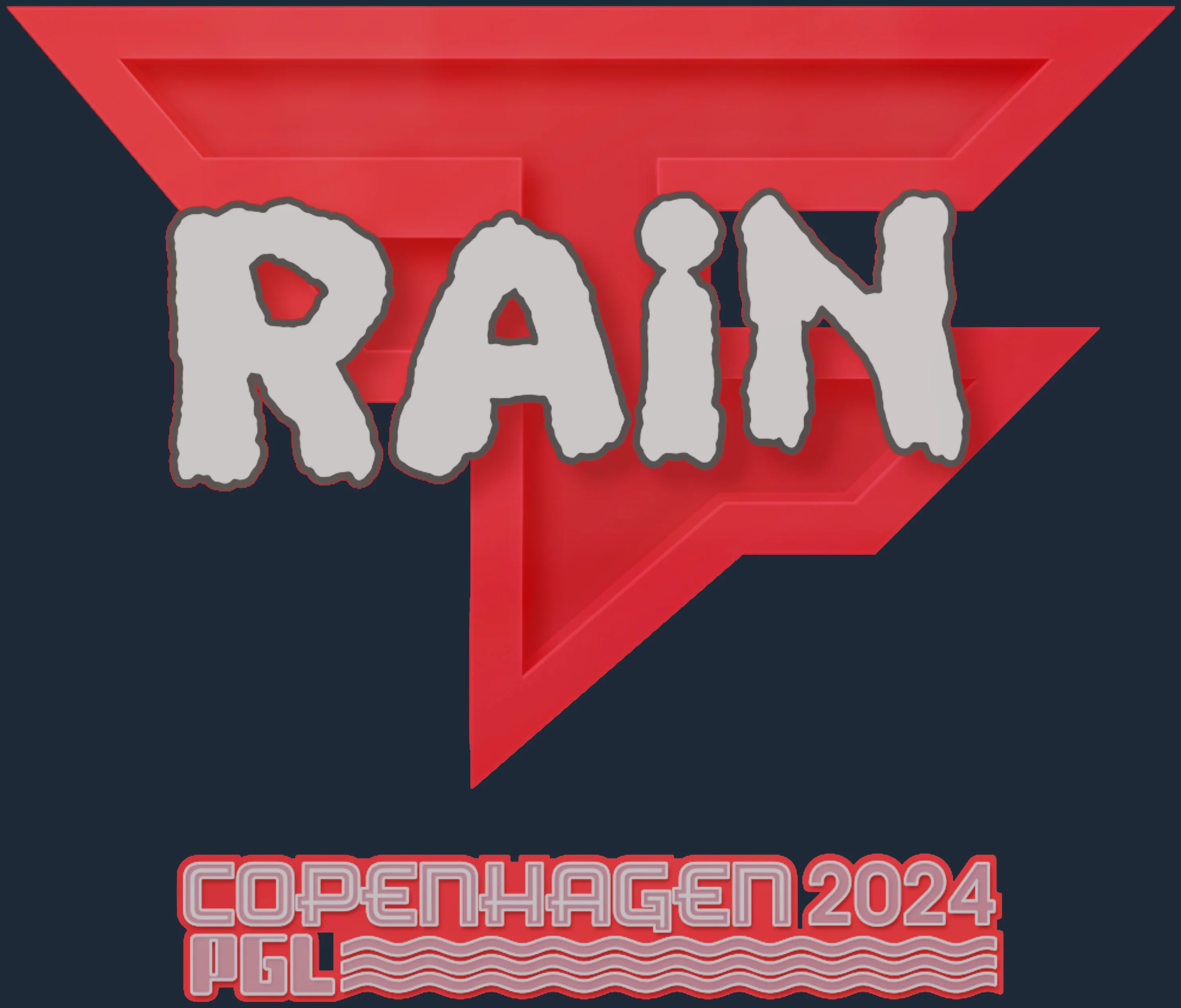 Sticker | rain | Copenhagen 2024 Image