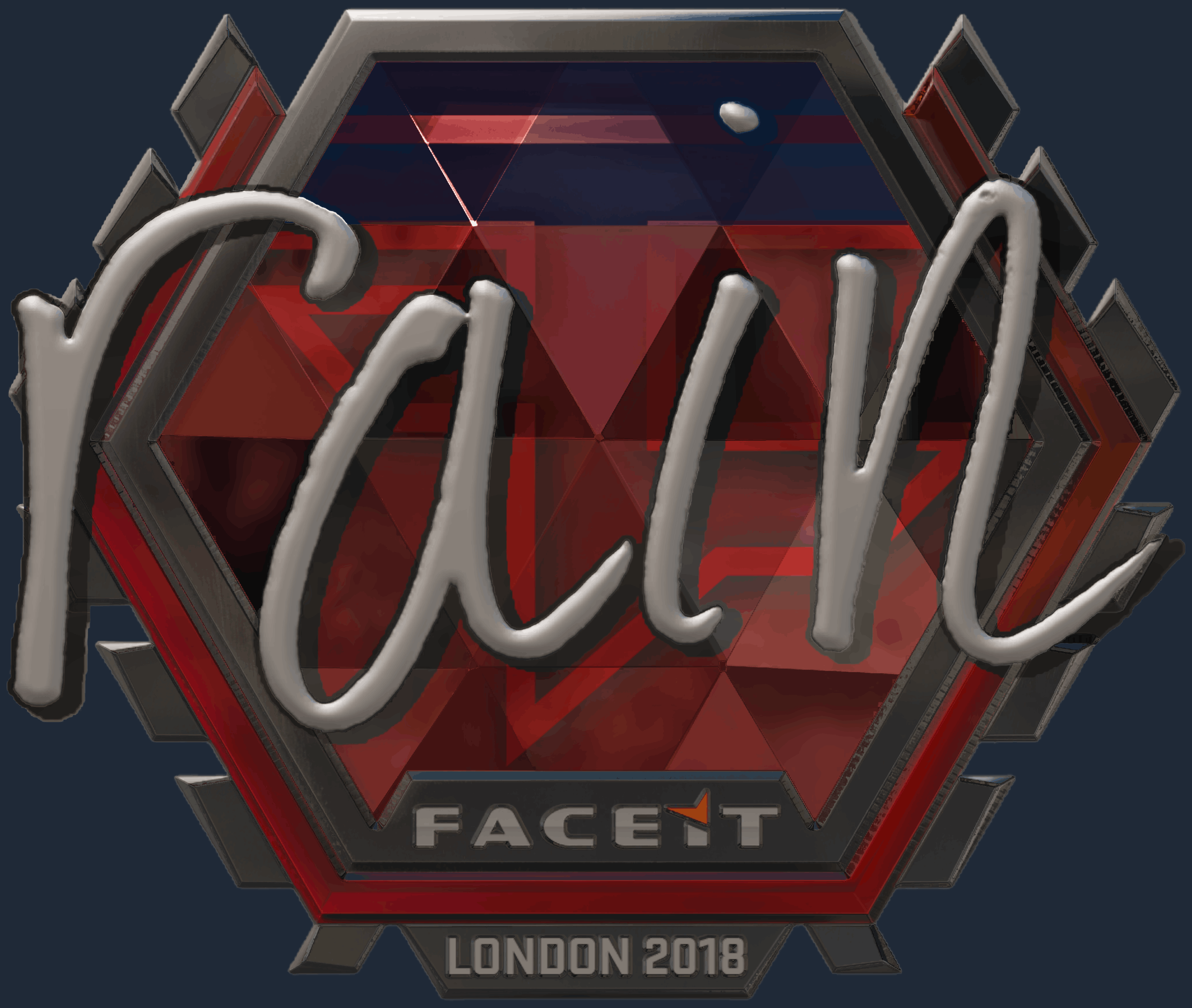 Sticker | rain (Foil) | London 2018 Image