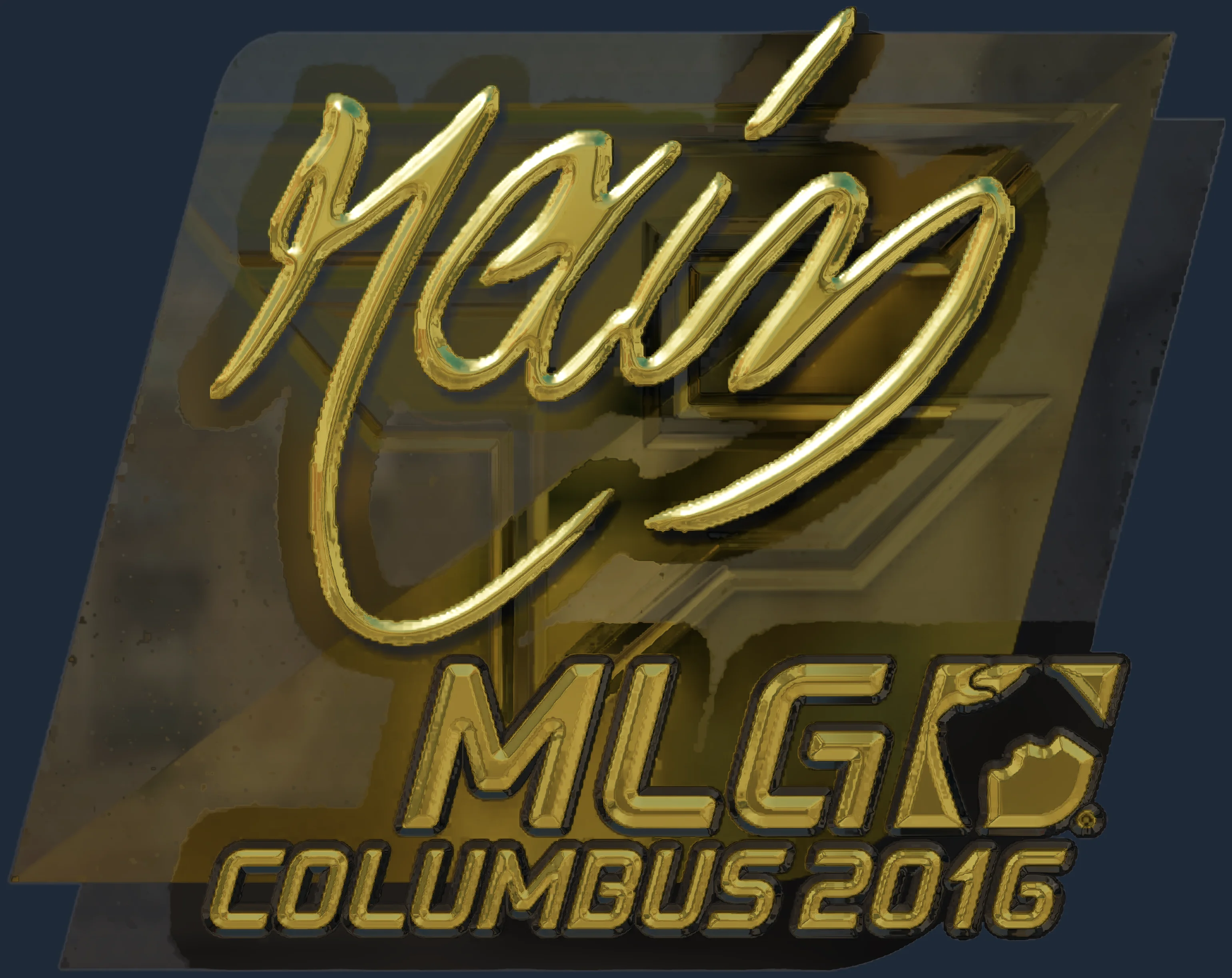 Sticker | rain (Gold) | MLG Columbus 2016 Image