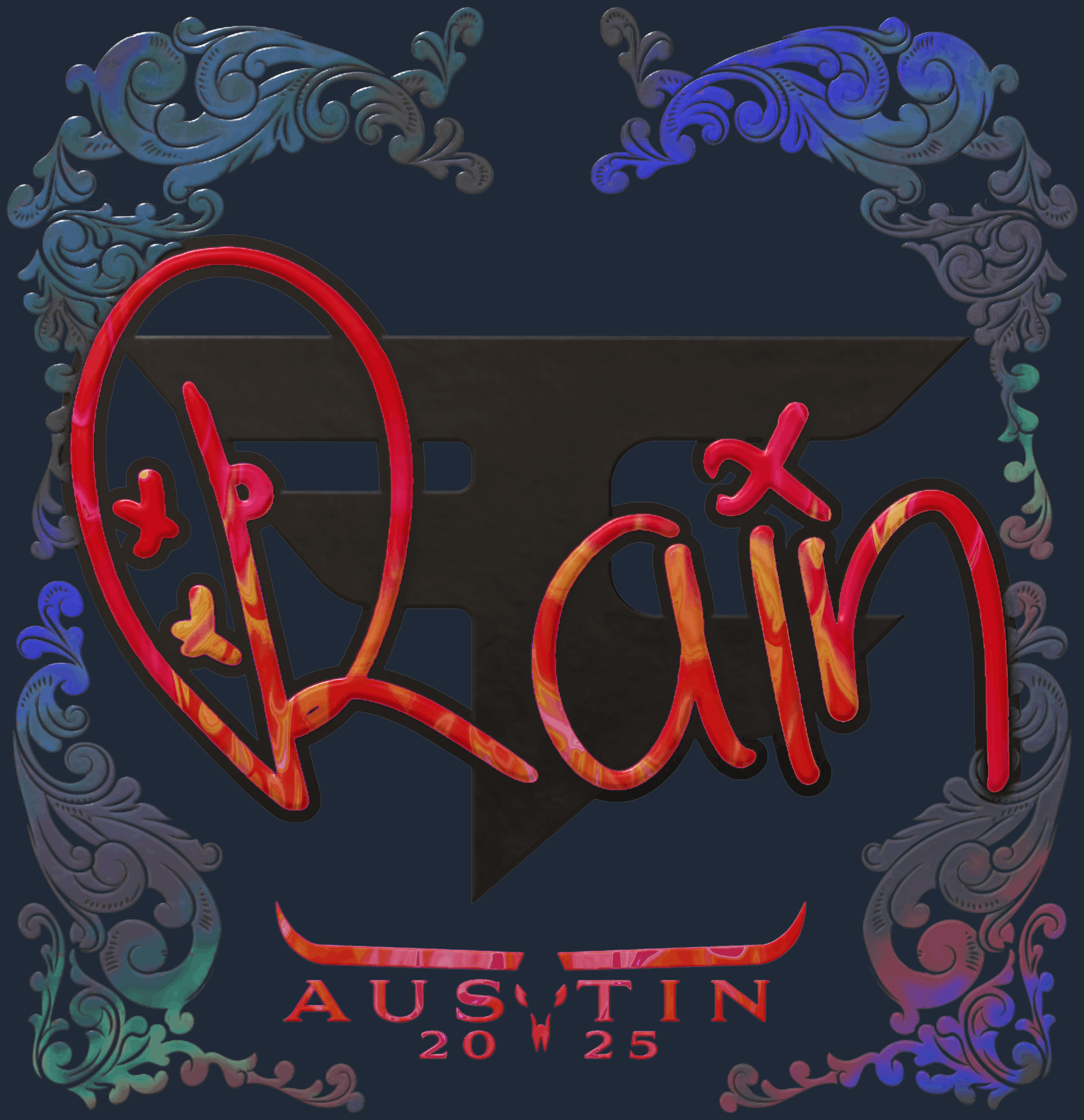 Sticker | rain (Holo) | Austin 2025 Image