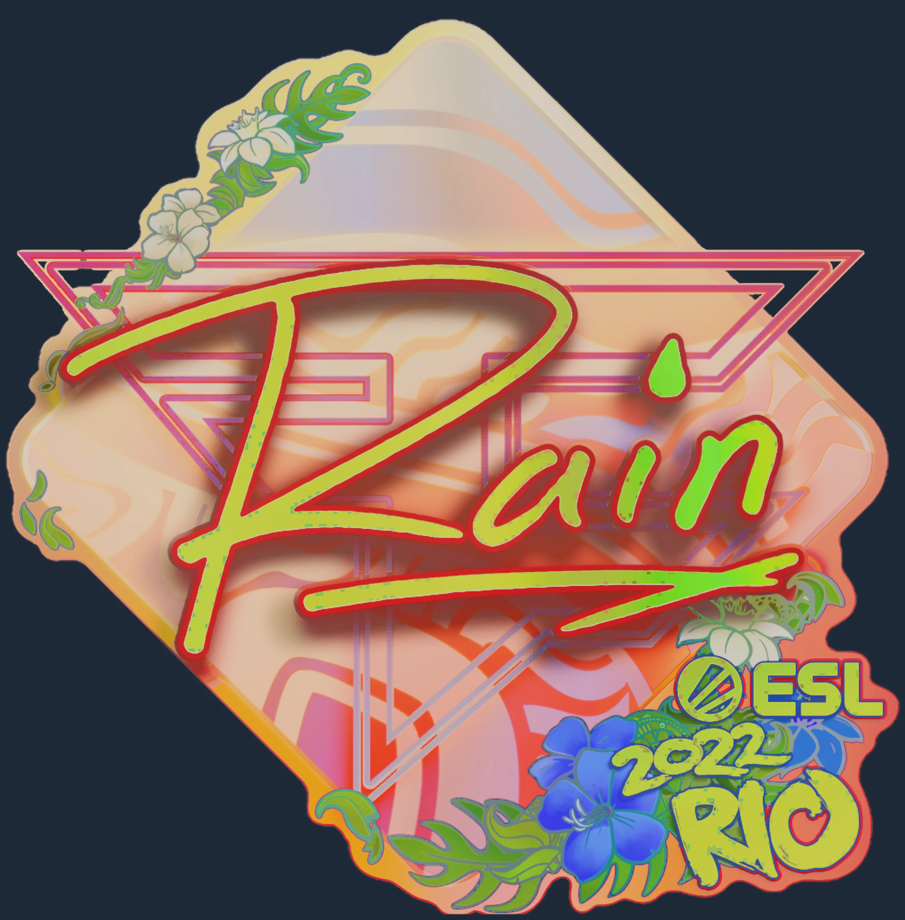 Sticker | rain (Holo) | Rio 2022 Image