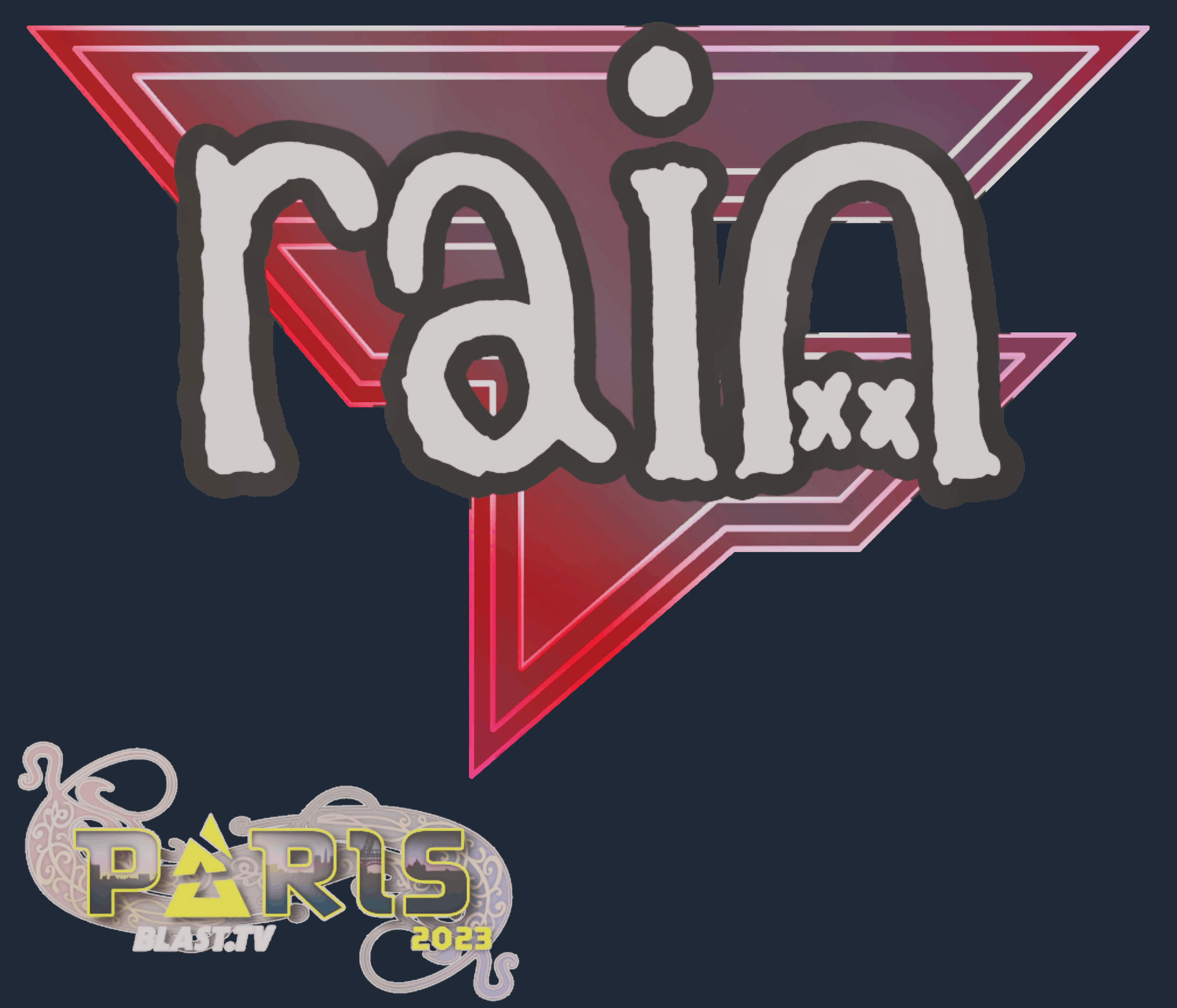 Sticker | rain | Paris 2023 Image