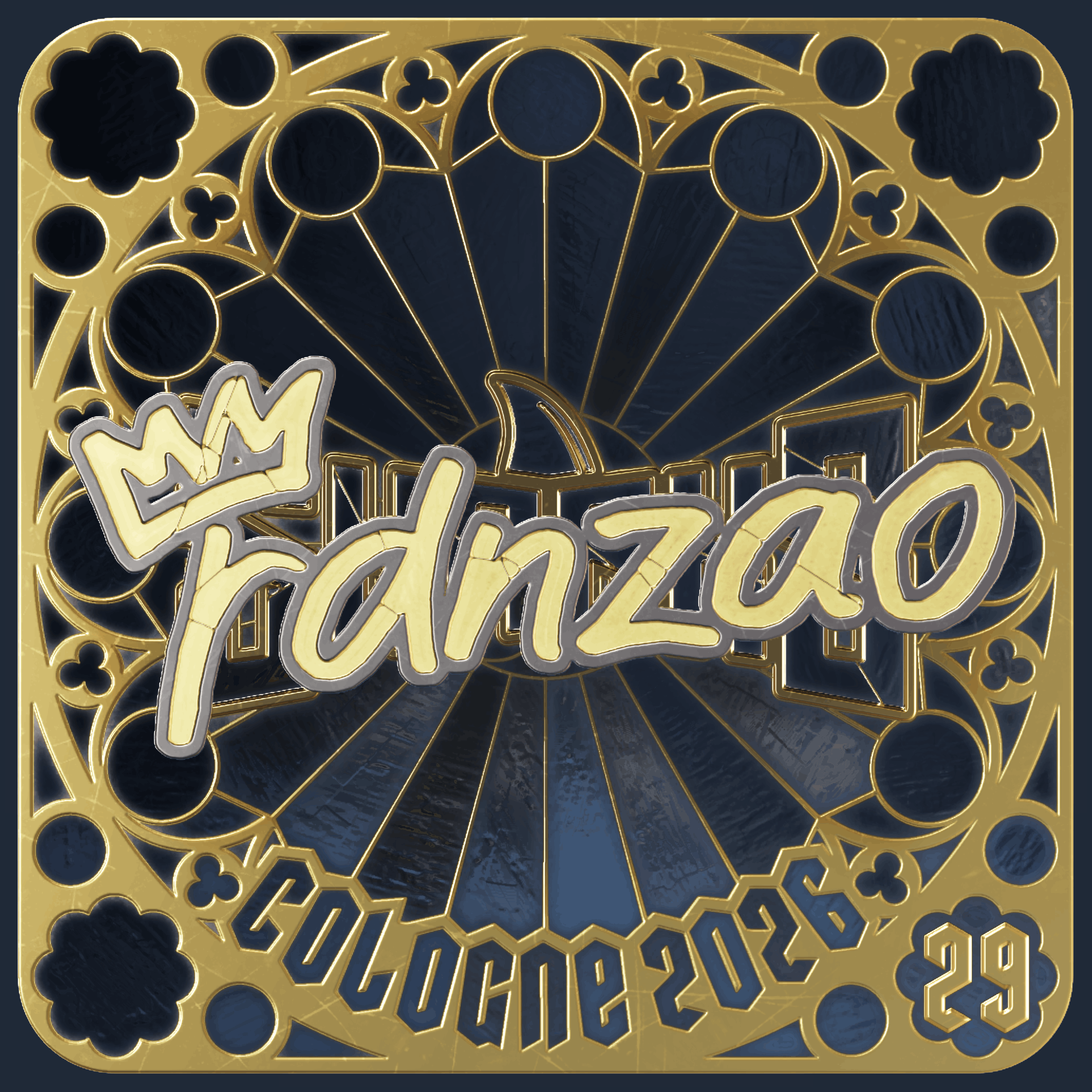 Sticker | rdnzao (Gold, Ranked) | Cologne 2026 Image